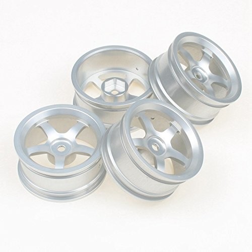 Диски алюмінієві 1/10 RC On-Road (срібні) (світлина #2)