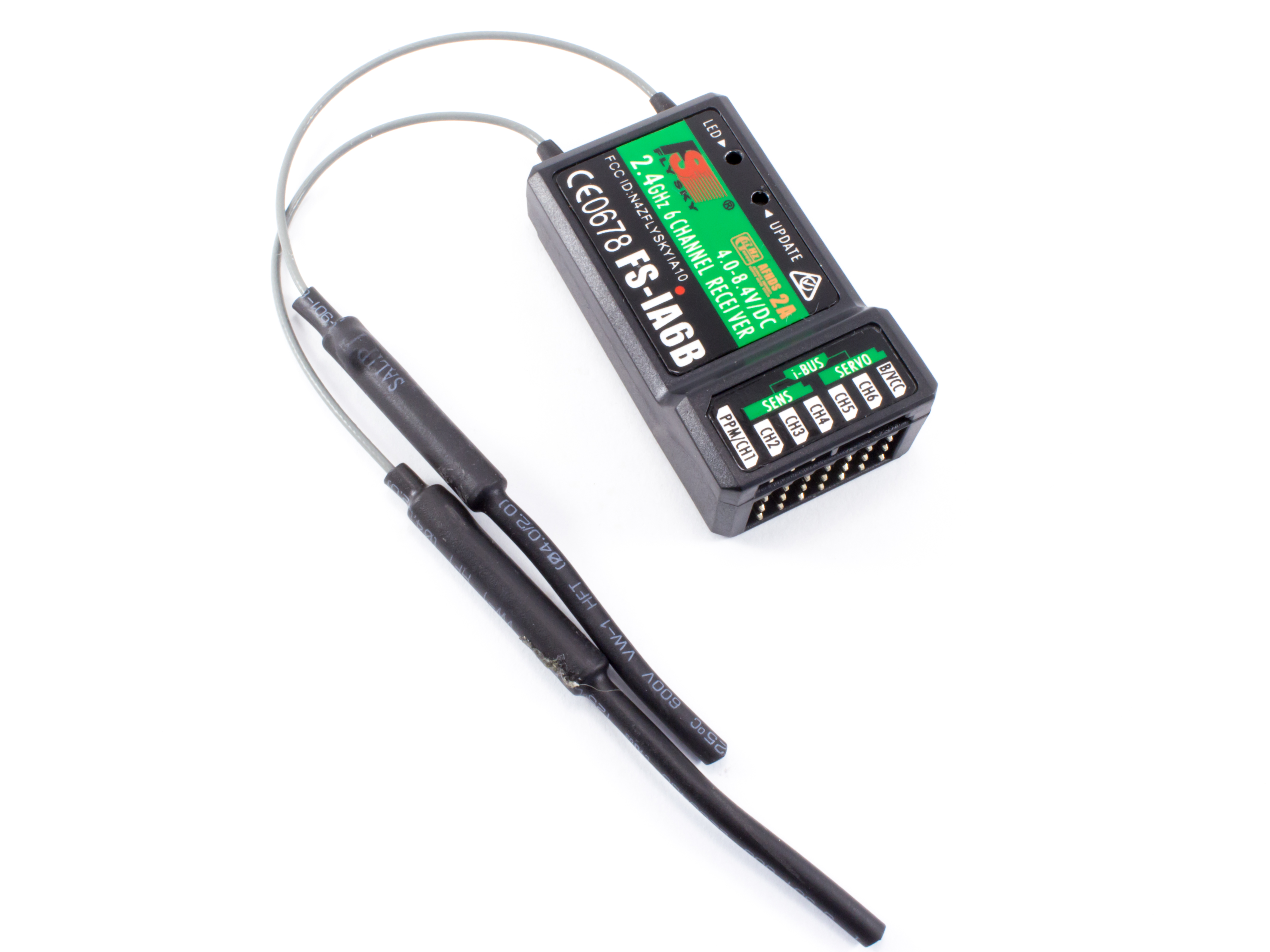 Приймач FlySky FS-iA6B 6Ch (з телеметрією) (світлина #2)