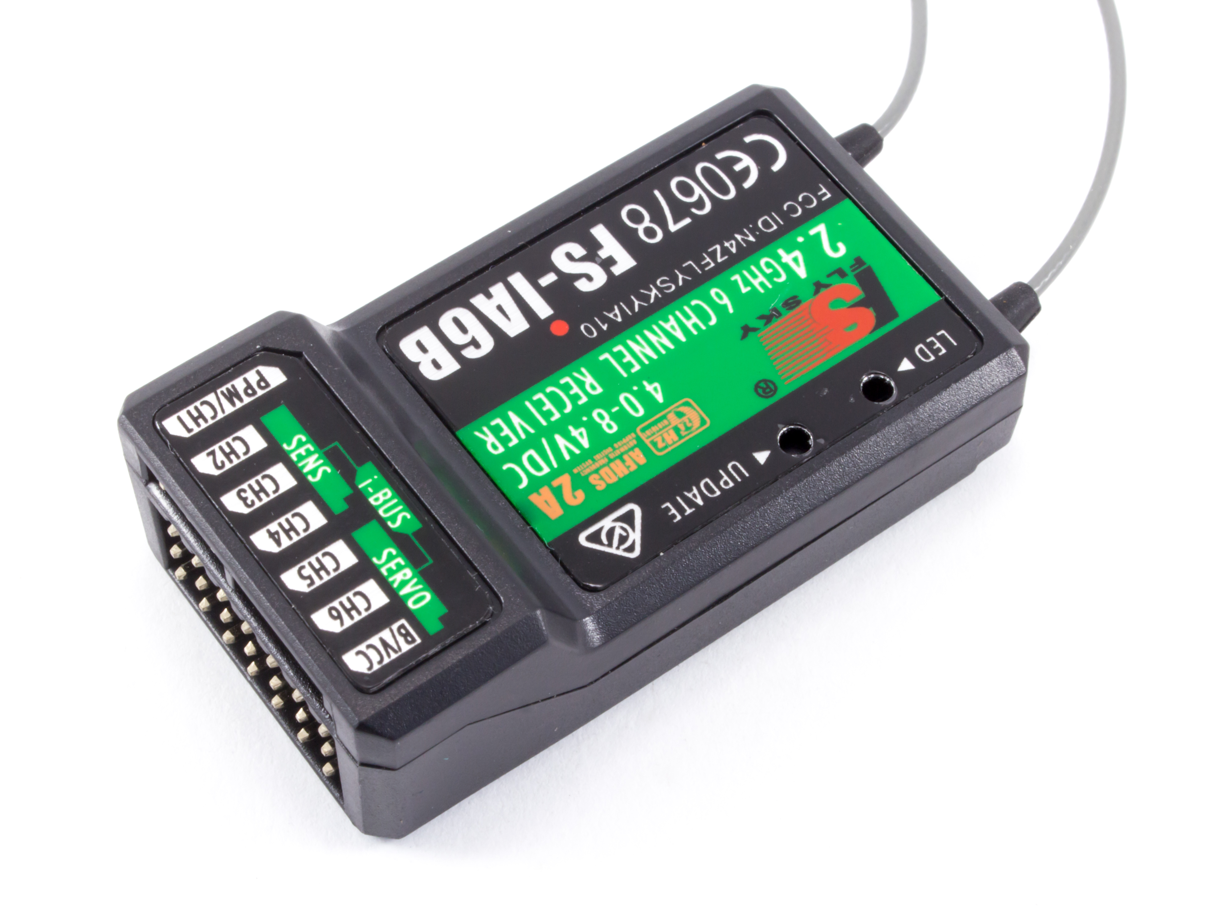 Приймач FlySky FS-iA6B 6Ch (з телеметрією) (світлина #4)