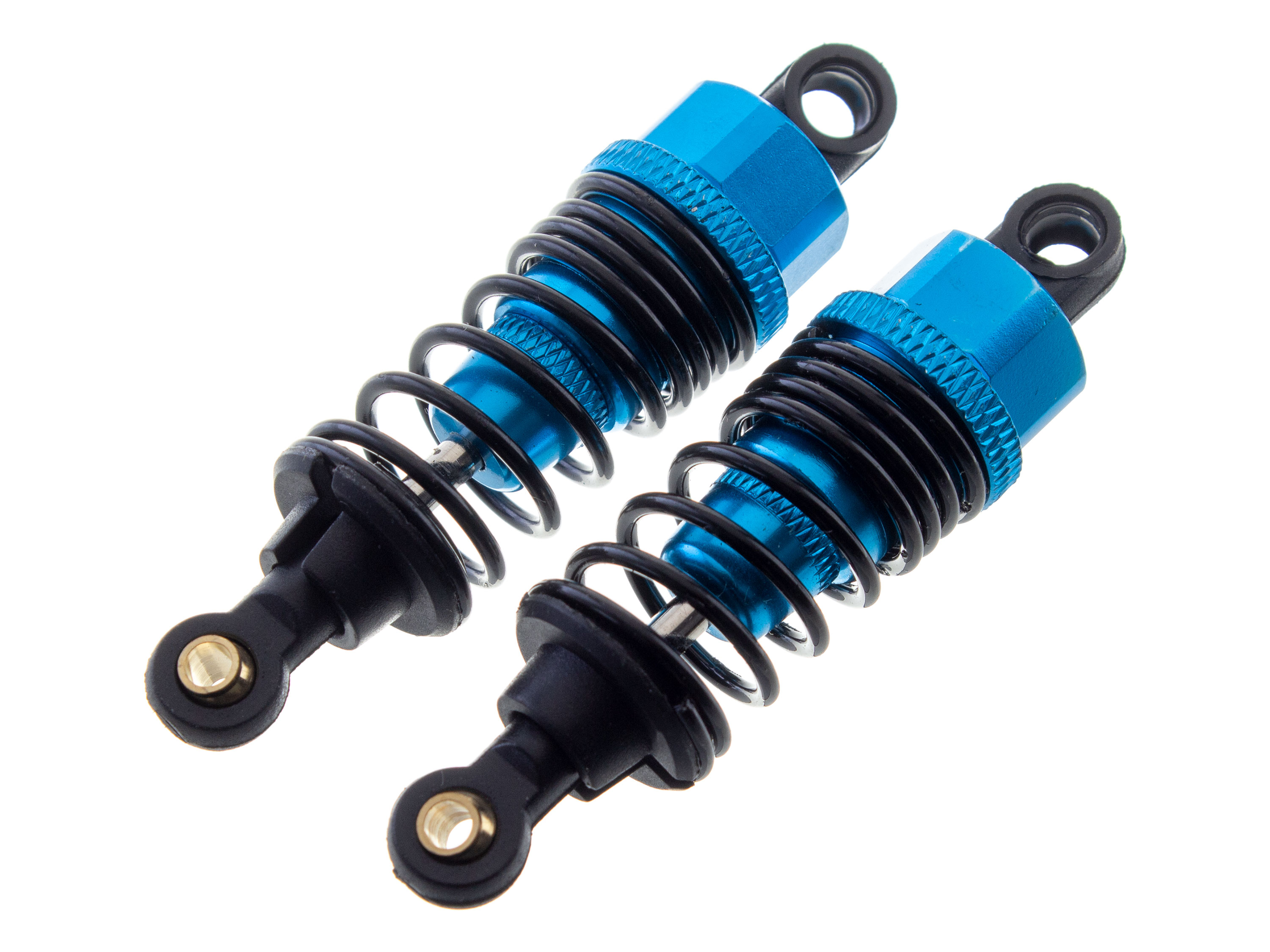 Масляні амортизатори 60мм для автомоделей 1/10 2шт (Сині) (світлина #1)