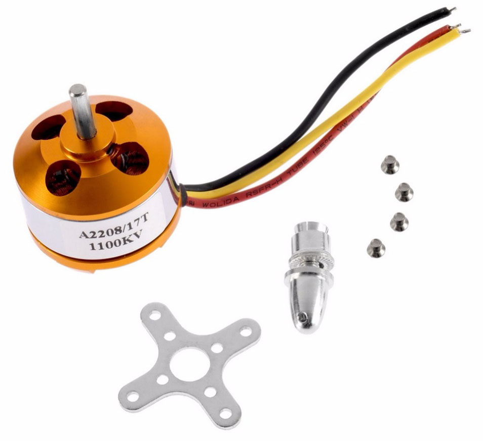 Двигун безколекторний A2208/17T-1100kv (світлина #1)