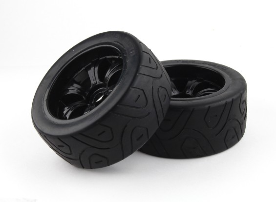 Комплект коліс 1/8 On-Road Truggy Wheels 17мм (пара) (світлина #1)