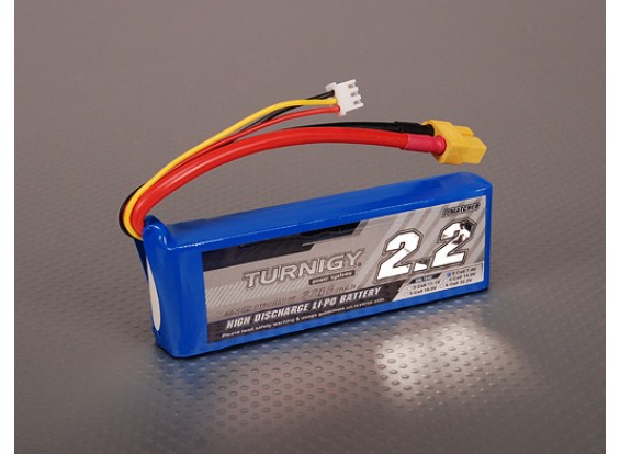 Акумулятор Turnigy 2200mAh 2S 40C (світлина #1)