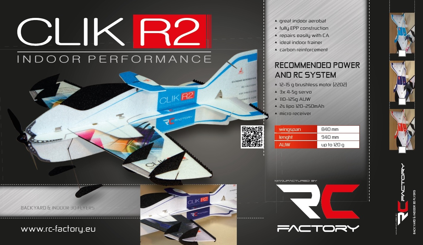 Модель для 3D-пілотажу Clik R2 (Blue) (світлина #2)