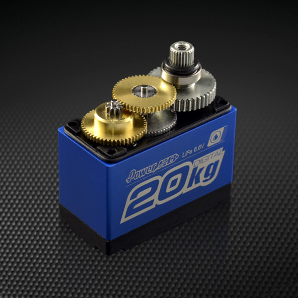 Сервомеханізм цифровий вологозахищений Power HD LW-20MG 60g/16.5kg/0.18sec (4.8V) (світлина #2)