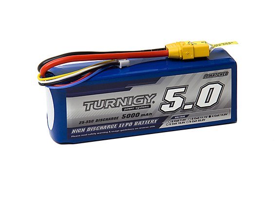 Акумулятор Turnigy 5000mAh 4S 25C (світлина #1)