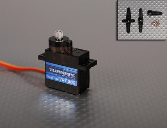 Сервомеханізм цифровий Turnigy MG90S 13.4g/1.8kg/0.10sec (4.8В) (світлина #1)
