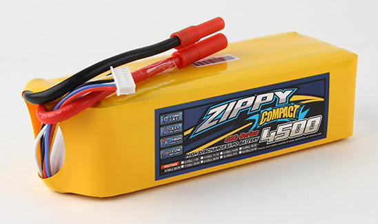 Акумулятор ZIPPY Compact 4500mAh 6S 40C (світлина #1)