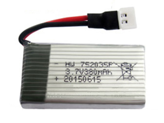 Акумулятор для Hubsan X4 380mAh 1S 20C (світлина #1)