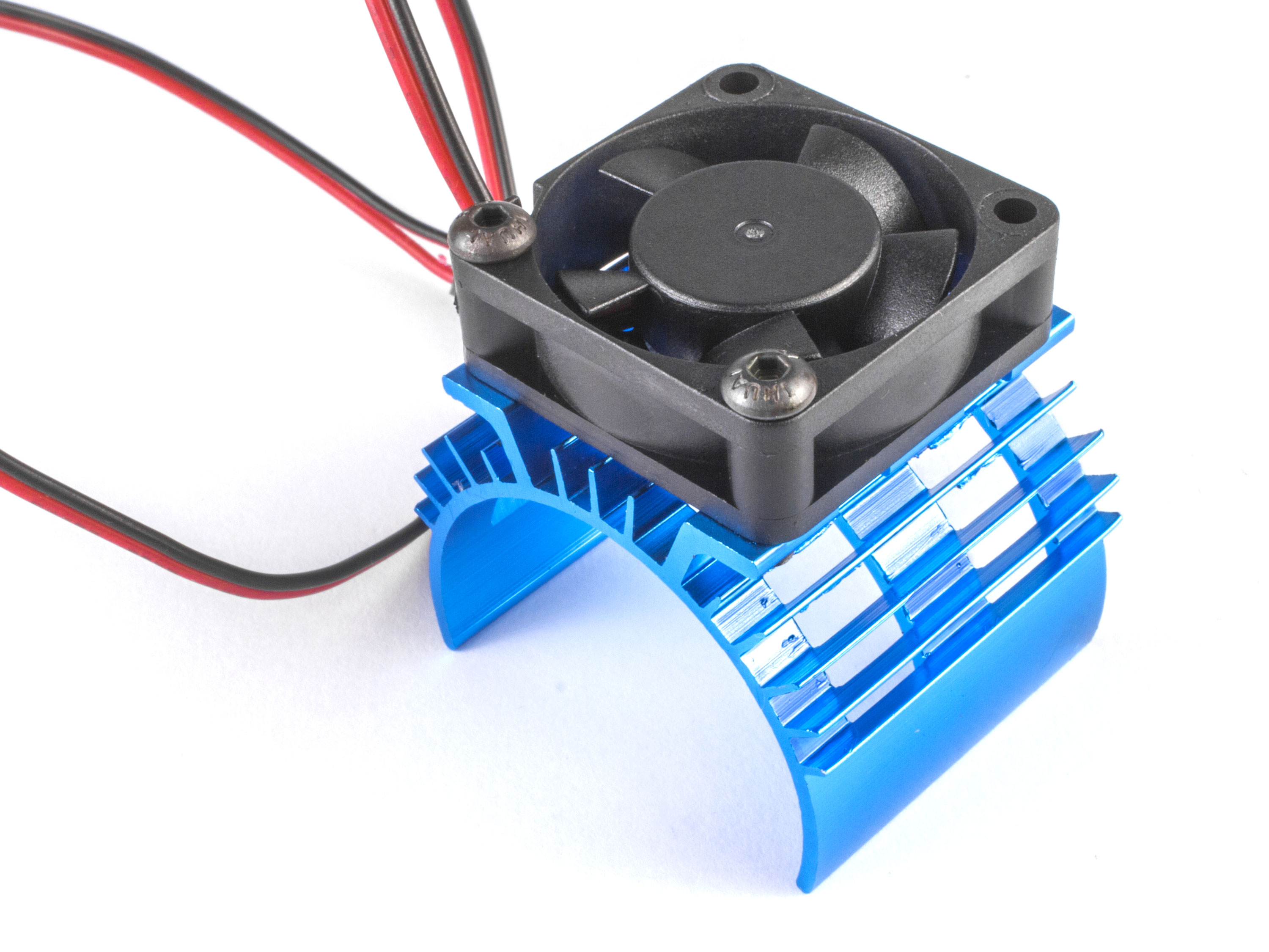 Алюмінієвий радіатор 34мм з вентилятором(типорозмір 540, 550) (світлина #1)