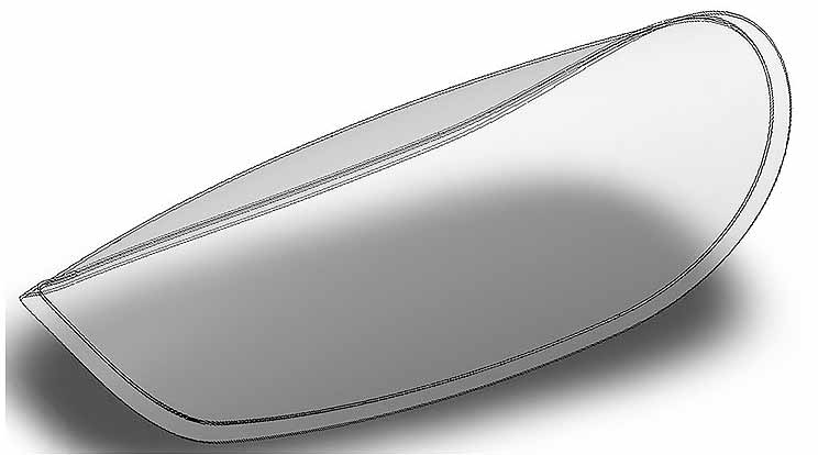 Ліхтар кабіни для авіамоделі Multiplex Solius (світлина #1)