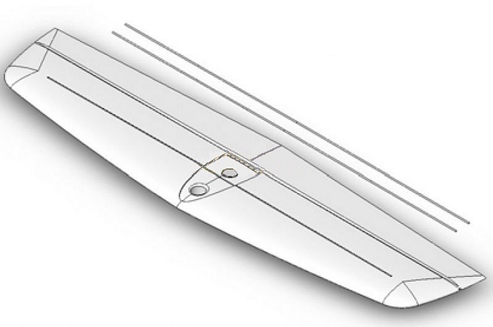 Стабілізатор для авіамоделі Multiplex Solius (світлина #1)