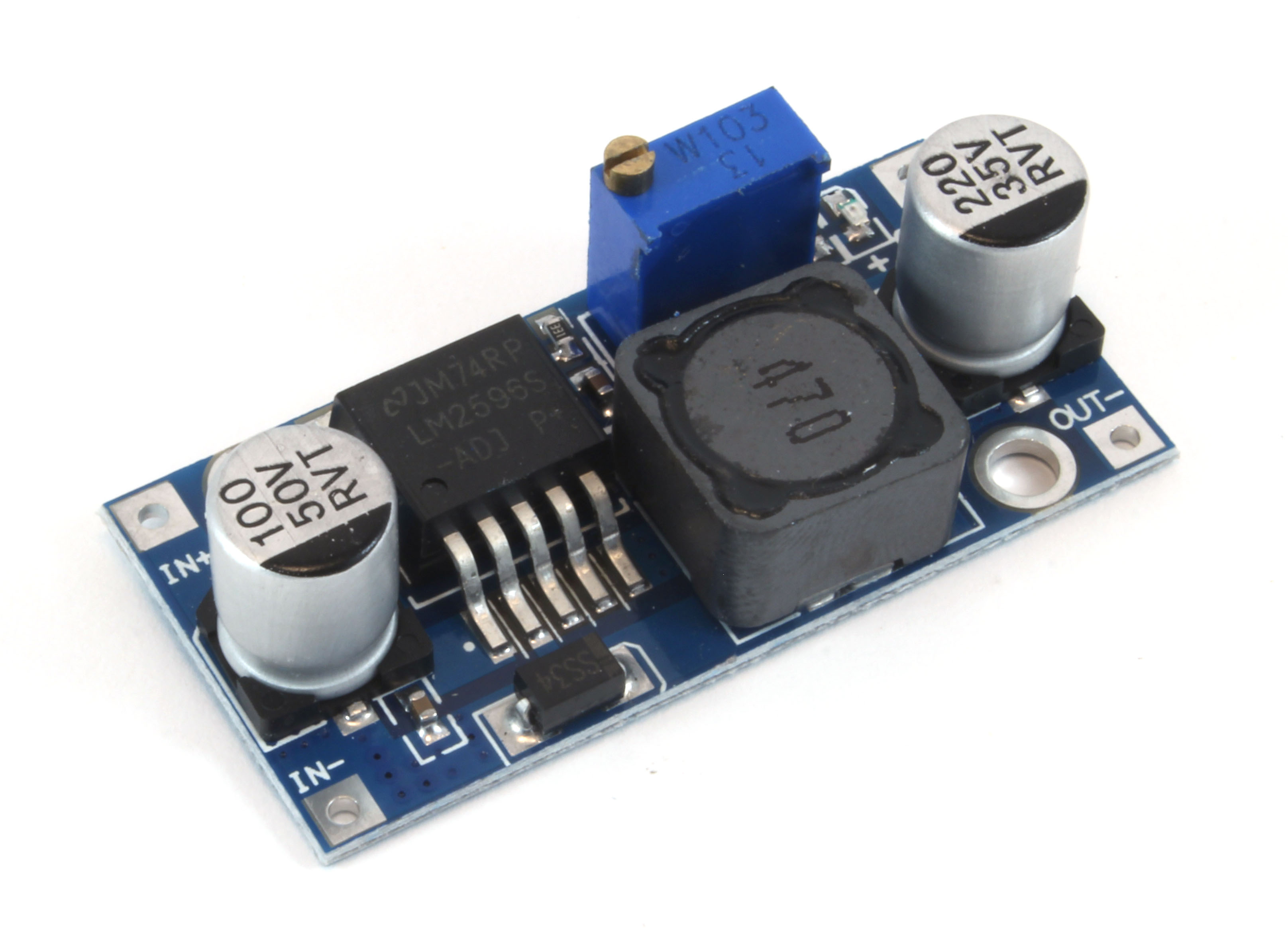 Регульований перетворювач LM2596 (для пониження напруги) (світлина #1)
