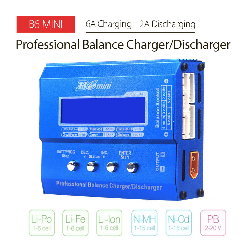 Зарядний пристрій B6 Mini 80W 5A (світлина #3)