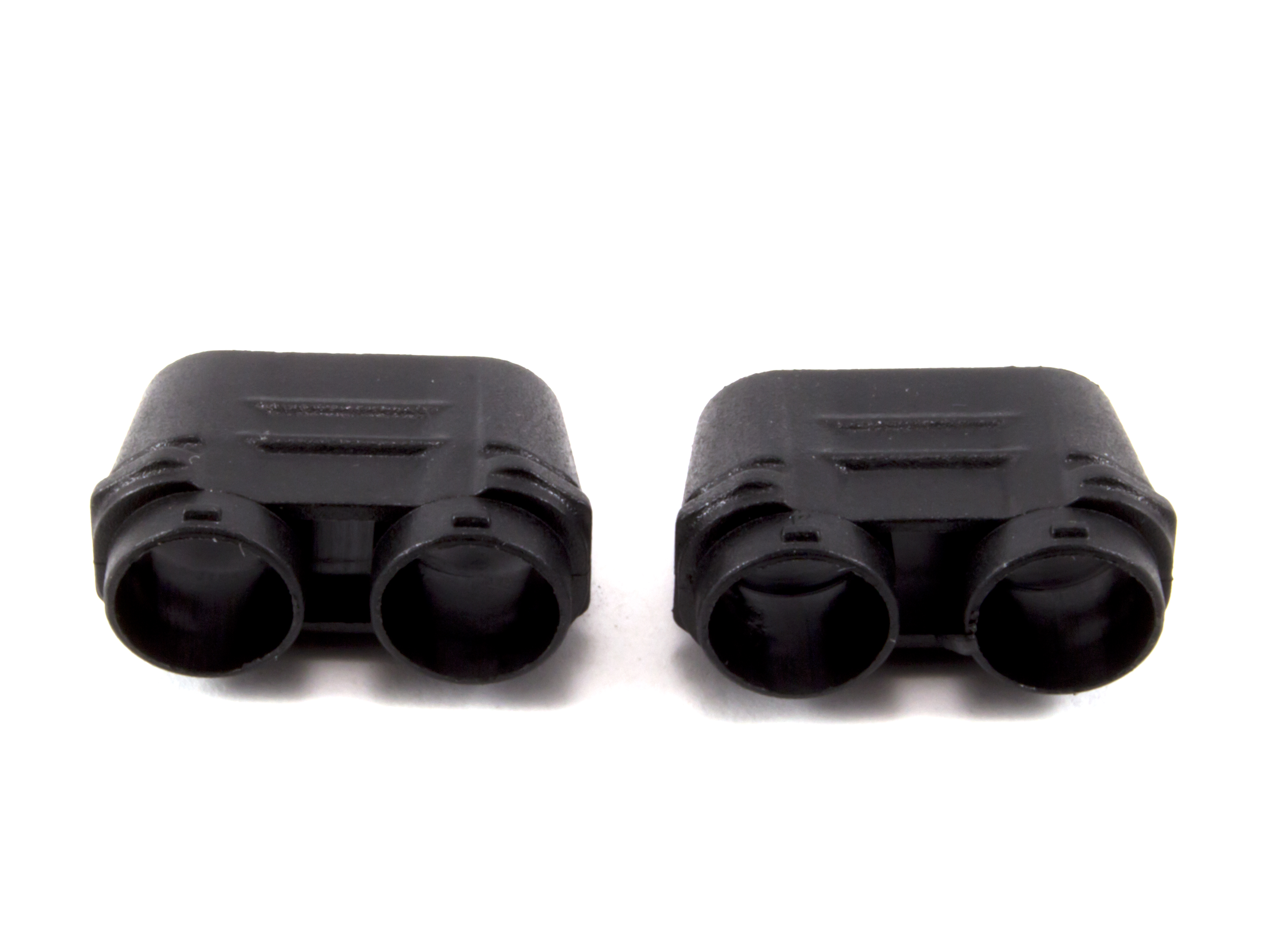 Роз’єм нейлоновий XT90 з ізолюючою насадкою (пара) (чорний) (світлина #4)