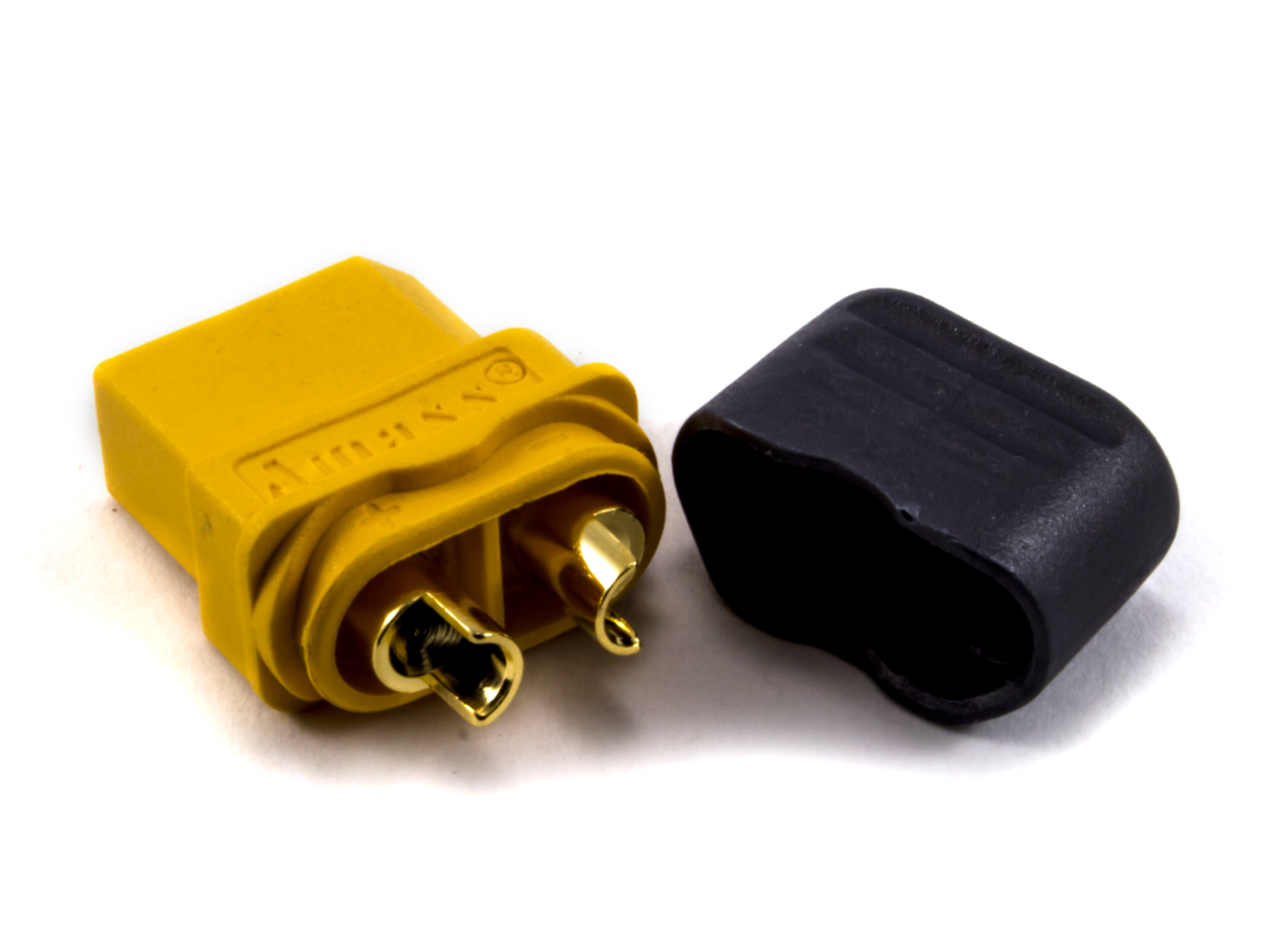 Роз’єм нейлоновий Amass XT60 з ізолюючою насадкою (пара) (світлина #3)