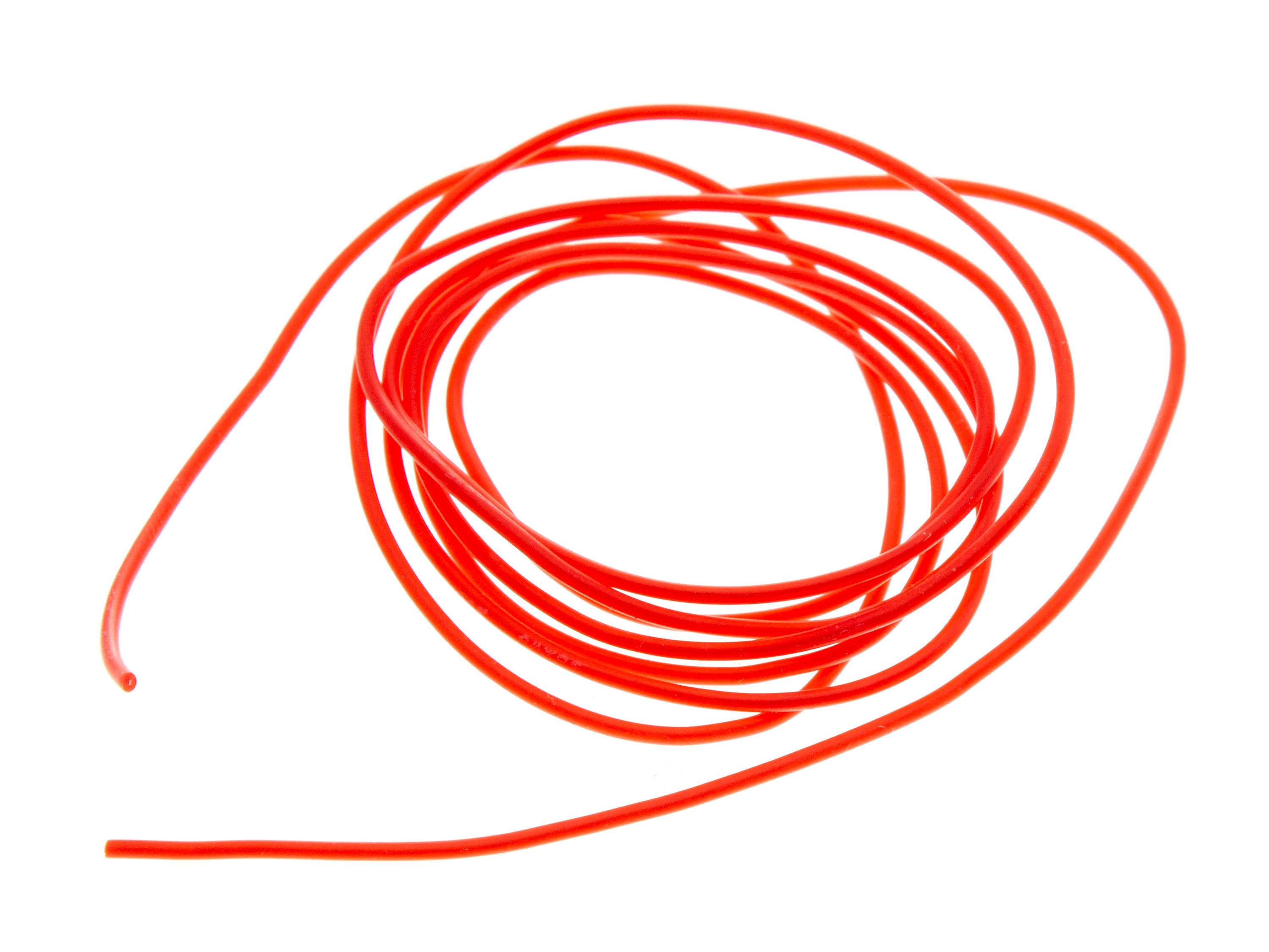 Дріт 30AWG 1м (червоний) (світлина #1)