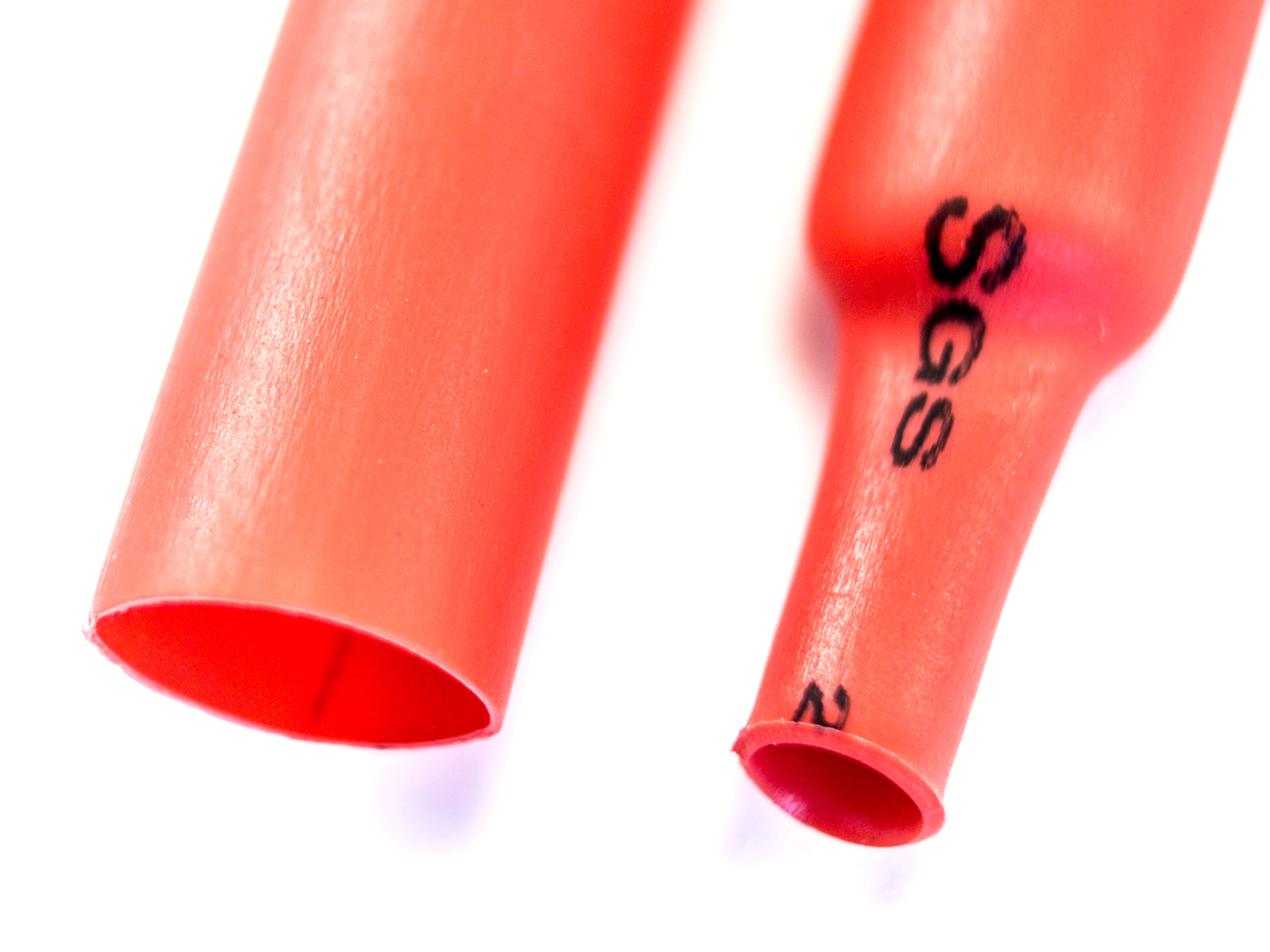 Термозбіжна трубка 6мм (Червона) (світлина #1)