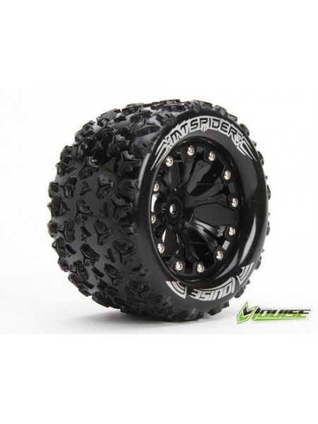 Колеса Louise Monster 1/10 MT-PIONEER чорні(пара) (світлина #1)