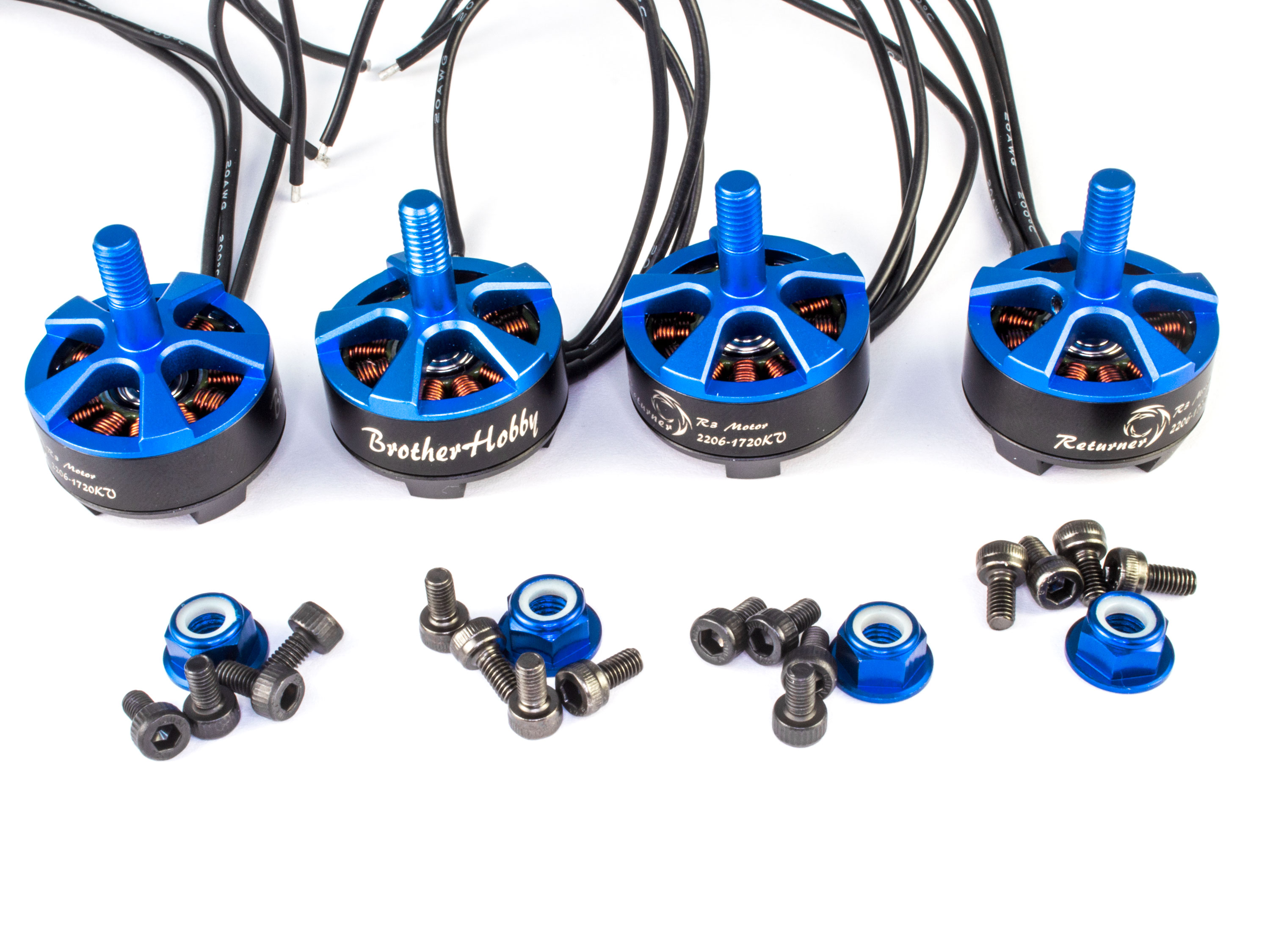 Комплект безколекторних двигунів BrotherHobby Returner R3 2206 1720KV (світлина #5)
