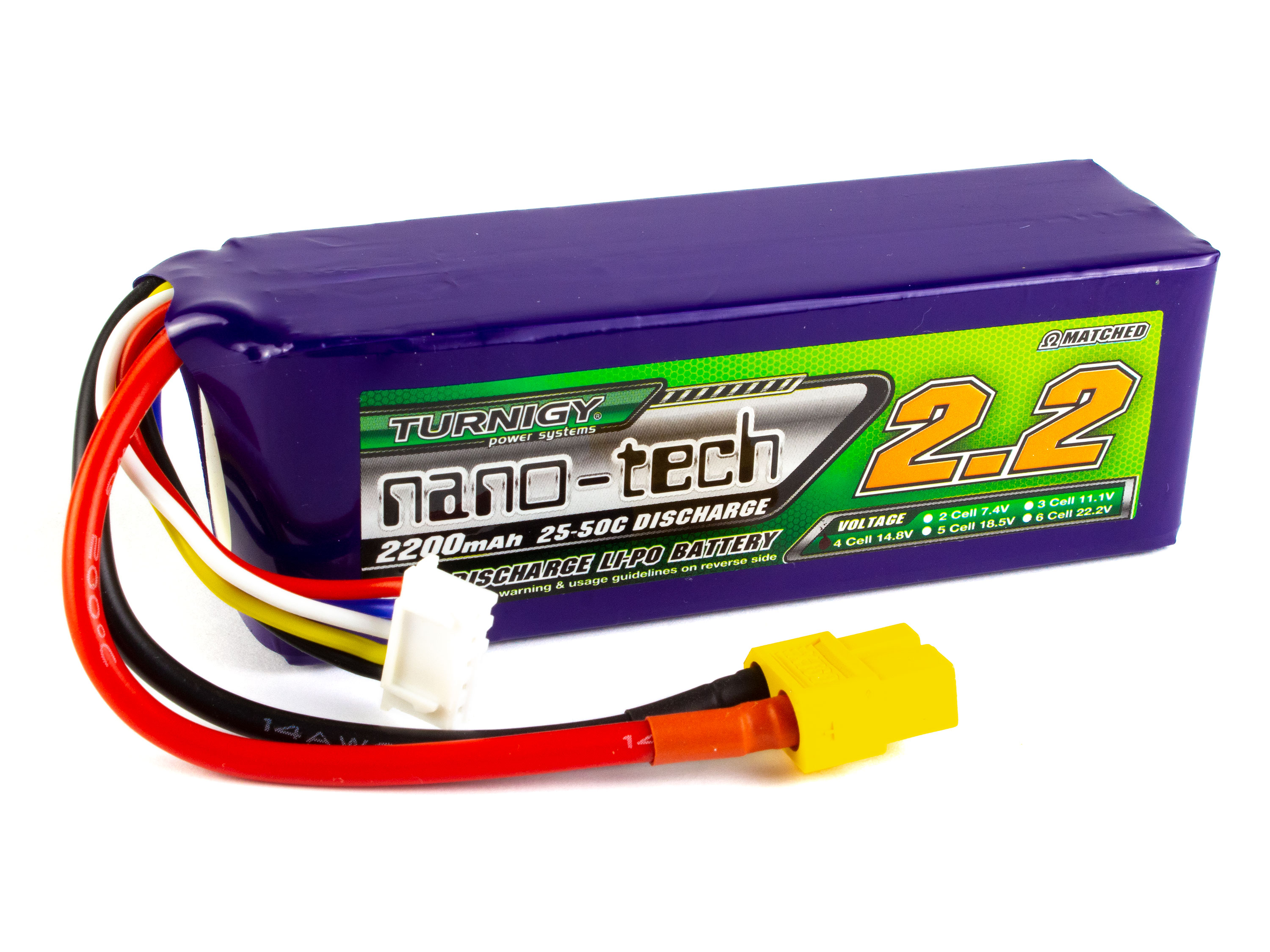 Акумулятор Turnigy nano-tech 2200mAh 4S 25C (світлина #1)