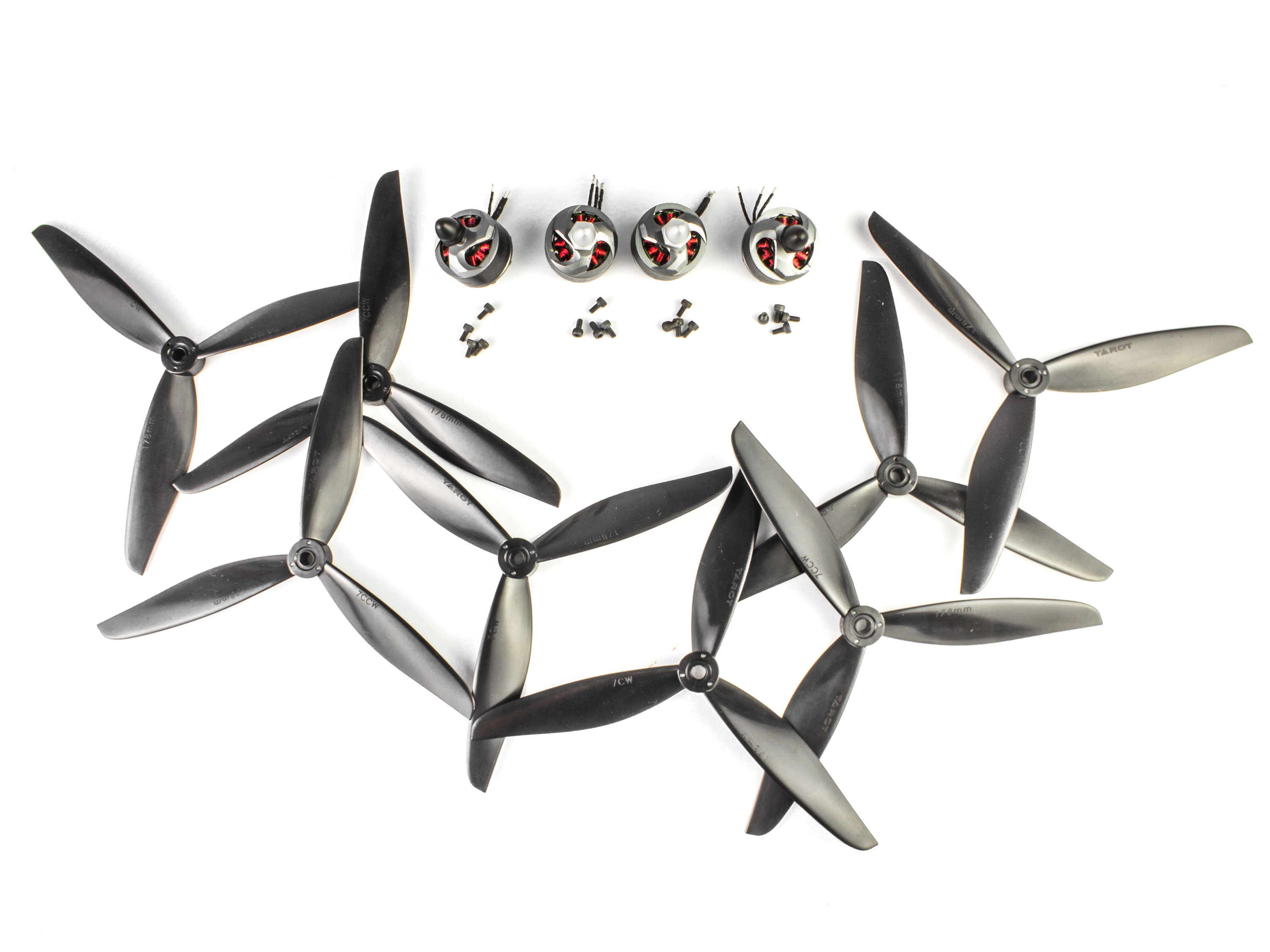 Комплект безколекторних двигунів Tarot MT2208III 1500KV з пропелерами (світлина #4)