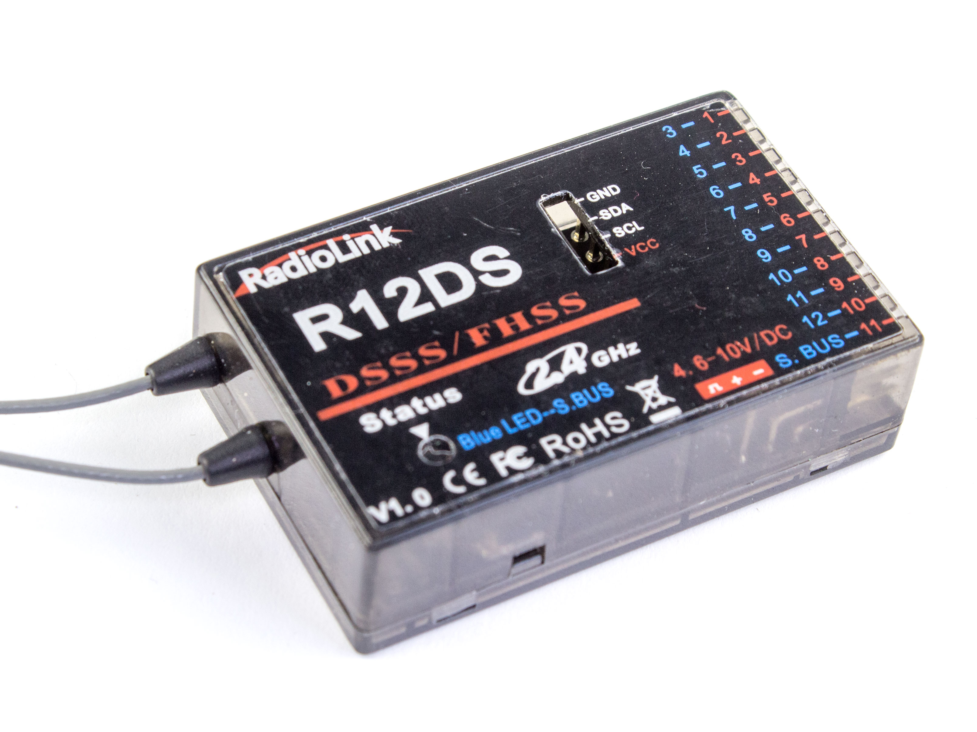 Приймач Radiolink R12DS 12Ch з телеметрією (світлина #4)