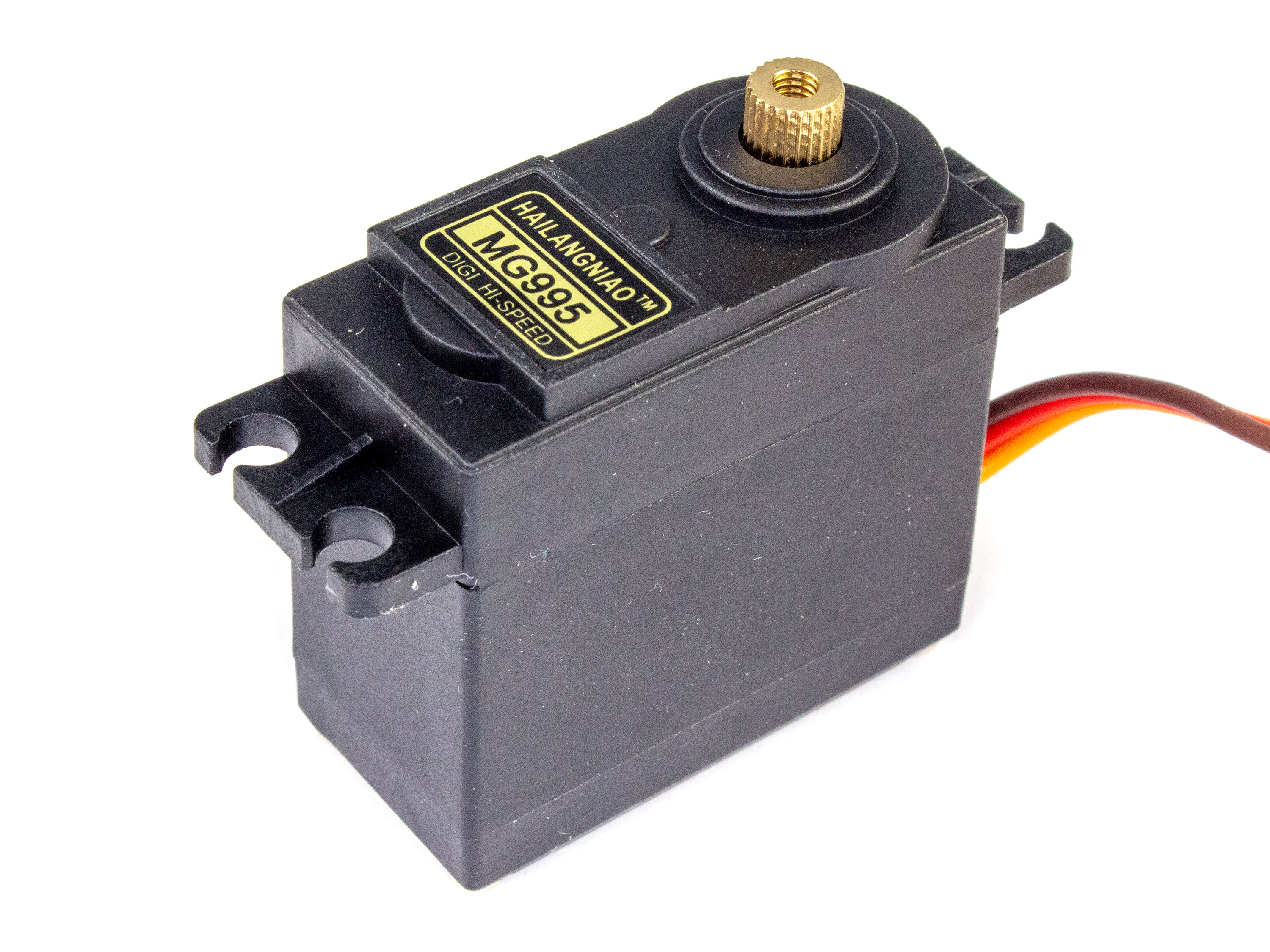 Сервомеханізм аналоговий MG995R (360°) 55g/9.4kg/0.20sec (4.8В) (світлина #1)