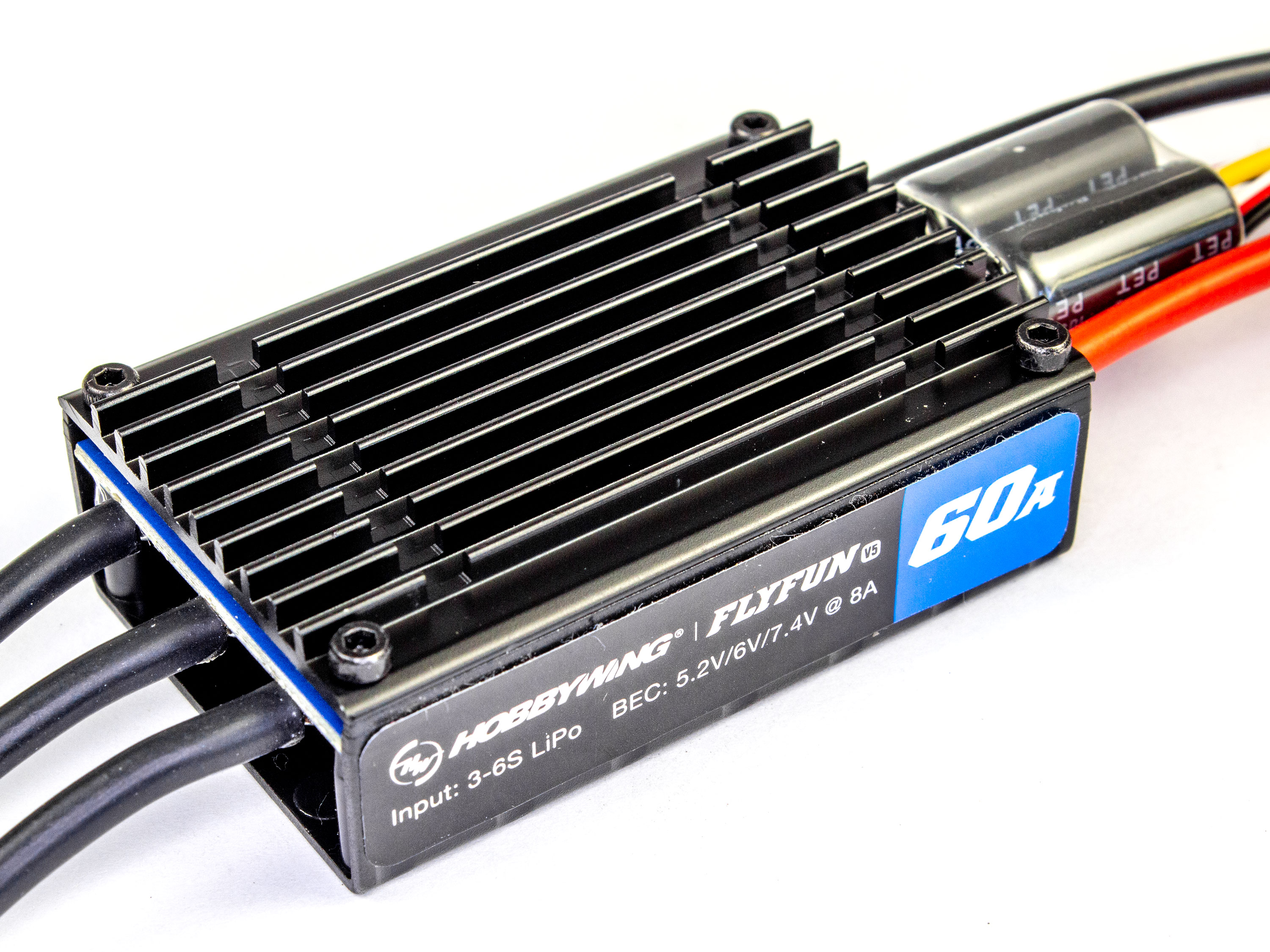 Регулятор безколекторний Hobbywing FlyFun 60A V5 (світлина #1)