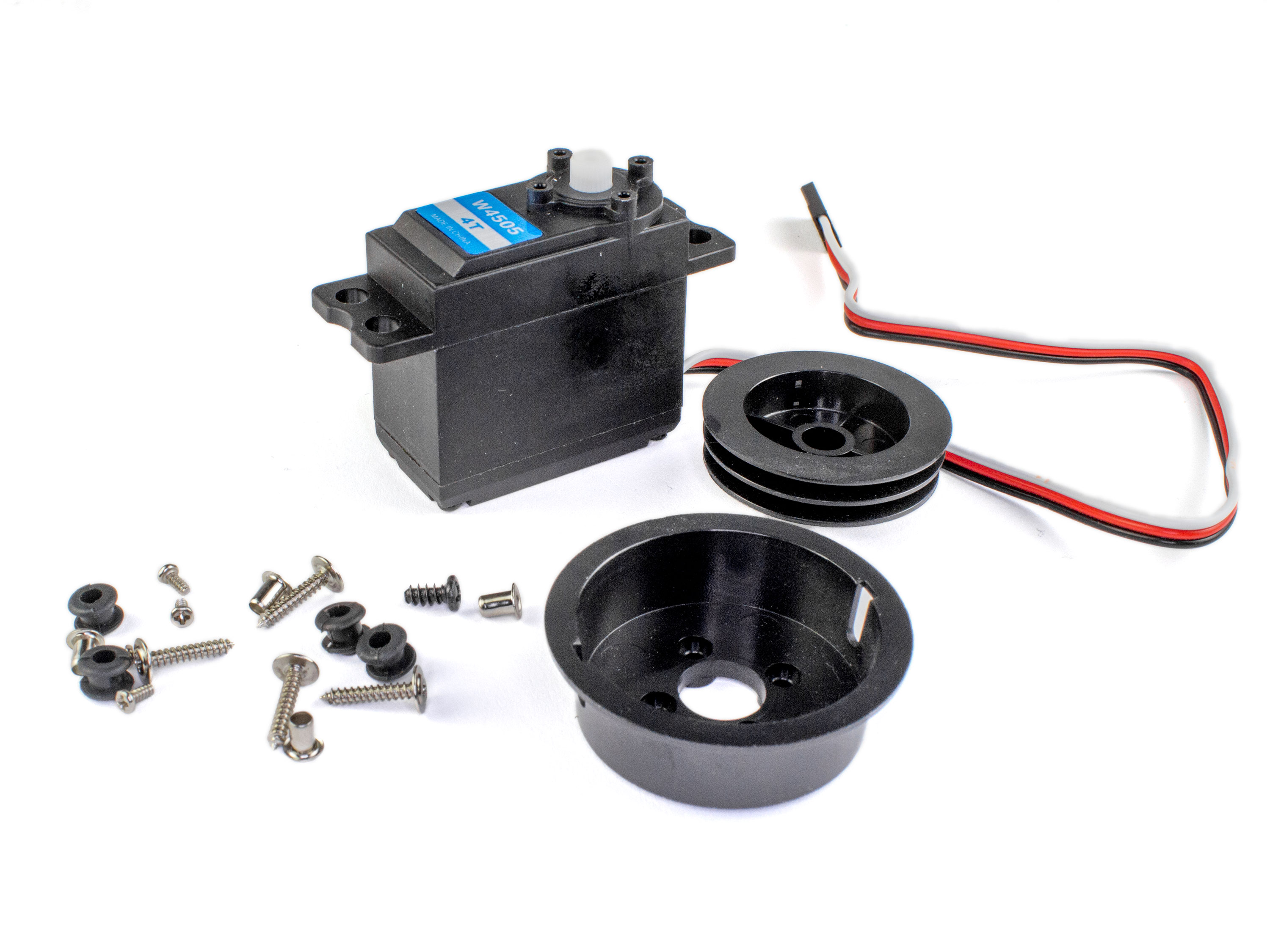 Сервомеханізм аналоговий (серво-лебідка) для вітрильних яхт W4505-4T 47g/5.25kg/0.9sec (4.8В) (світлина #4)
