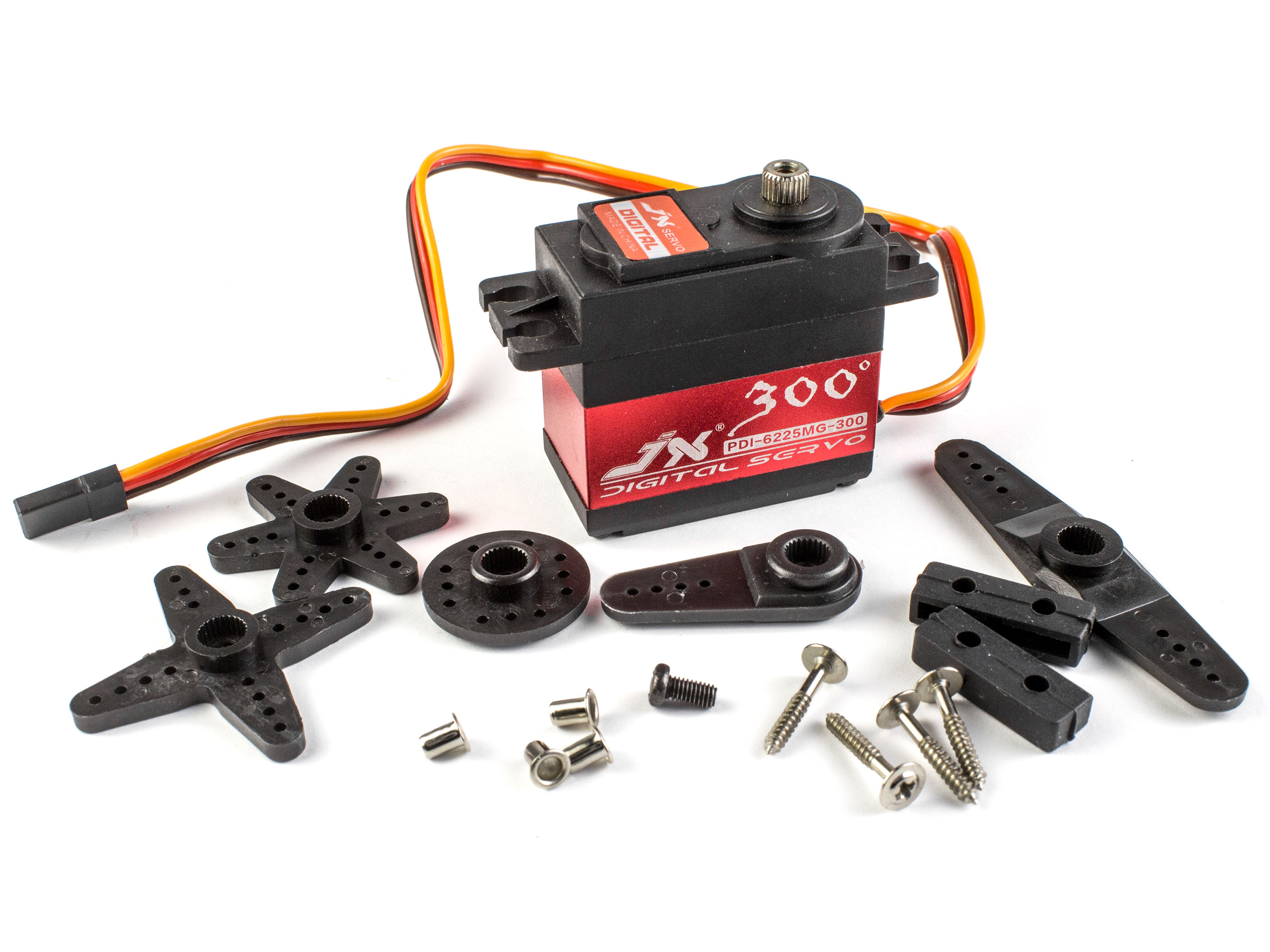 Сервомеханізм цифровий JX PDI-6225MG-300 62g/19.9kg/0.25sec (4.8В) (світлина #2)