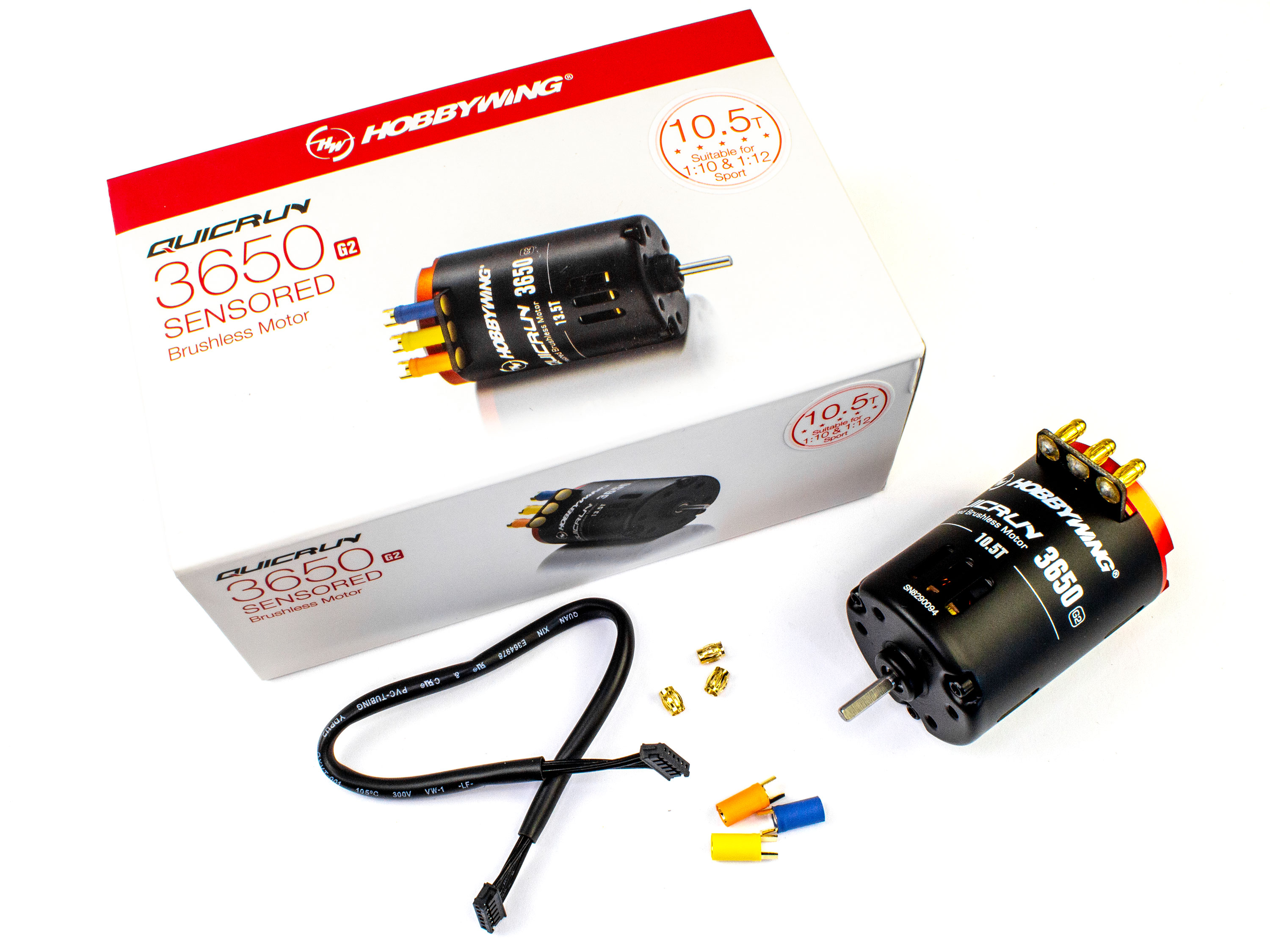 Безколекторний двигун HobbyWing QuicRun G2 3650SD 10.5T (світлина #4)