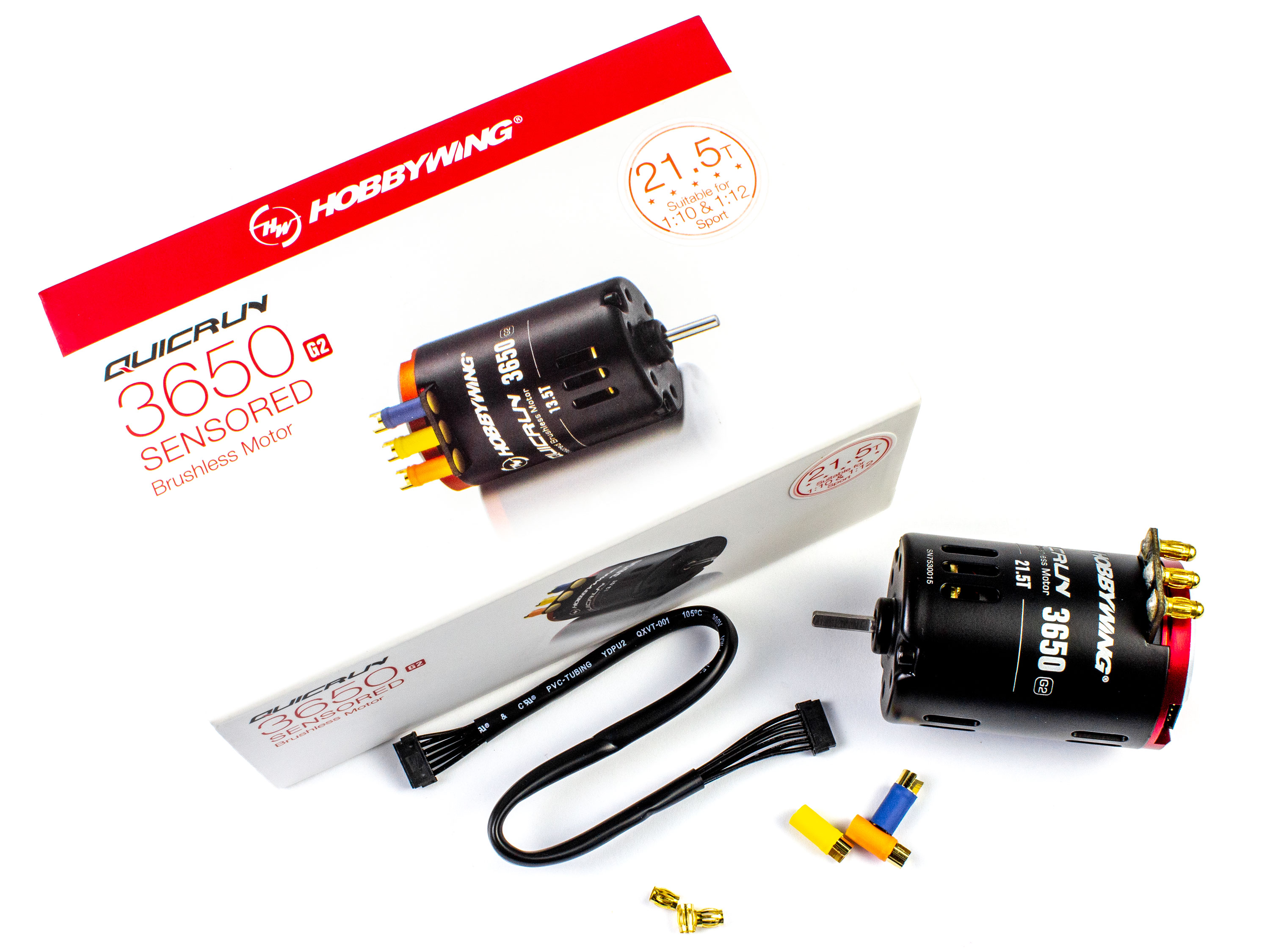 Безколекторний двигун HobbyWing QuicRun G2 3650SD 21.5T (світлина #4)