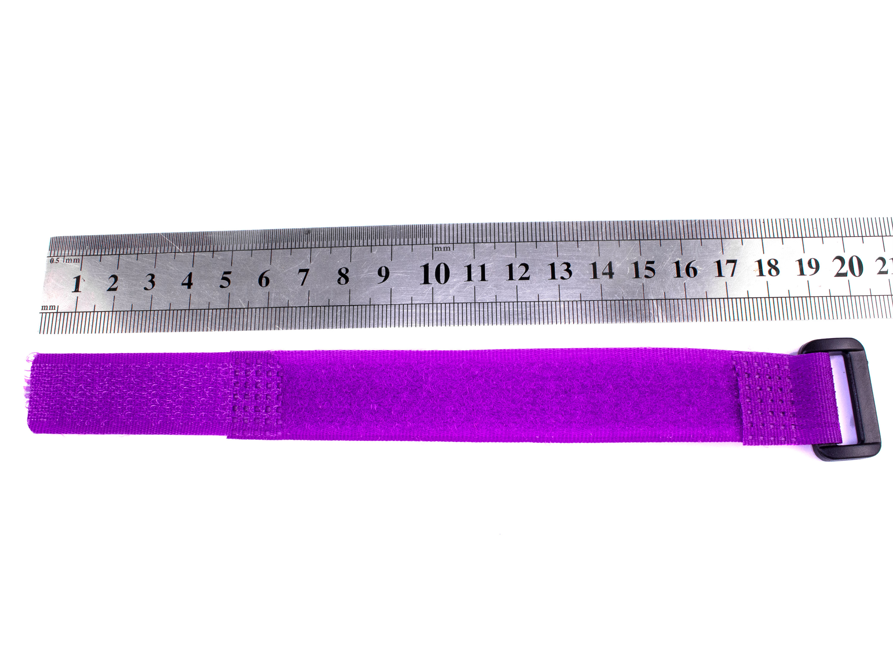 Ремінець (25см) для фіксації акумулятора на липучці (фіолетовий) (світлина #2)
