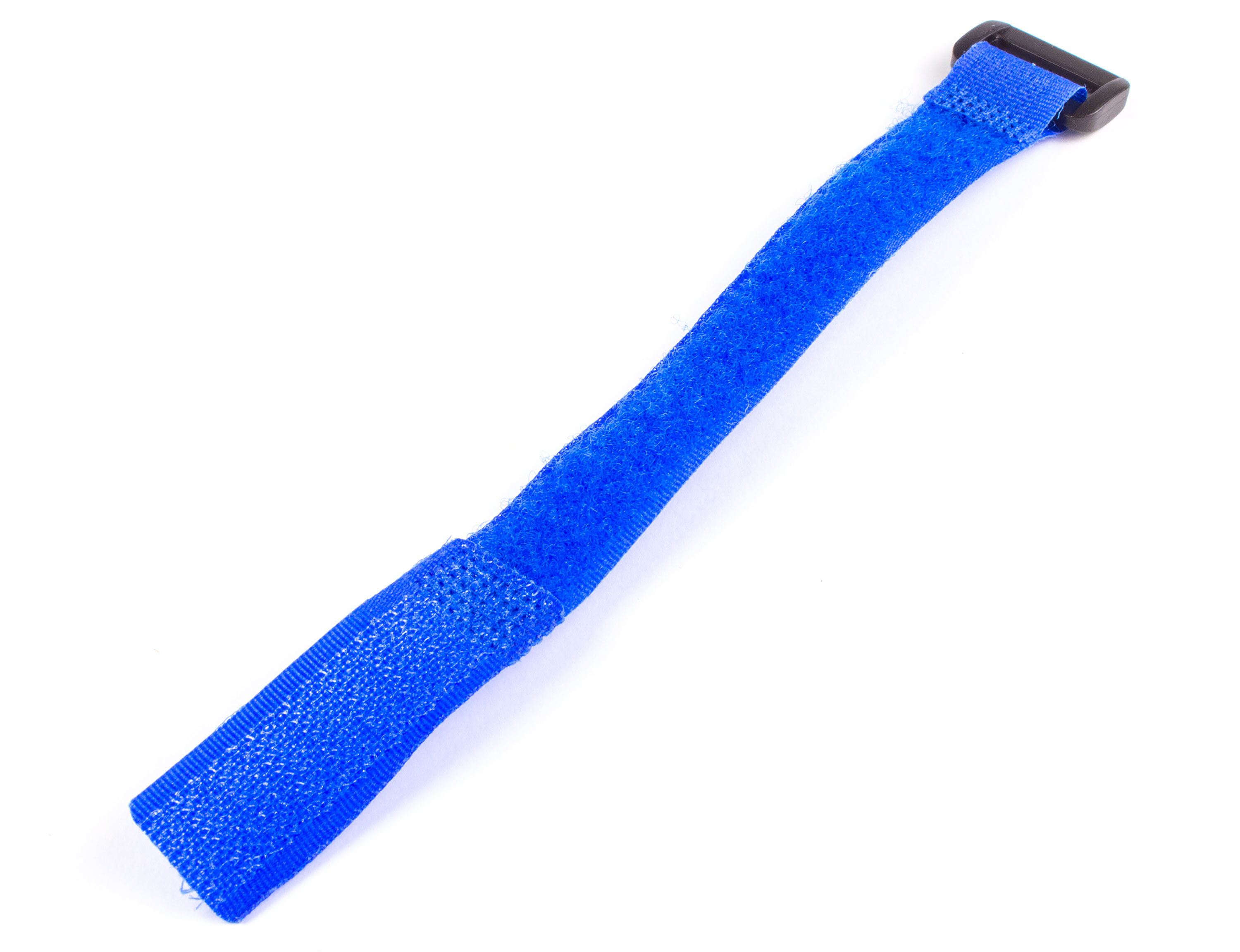 Ремінець (25см) для фіксації акумулятора на липучці (синій) (світлина #1)