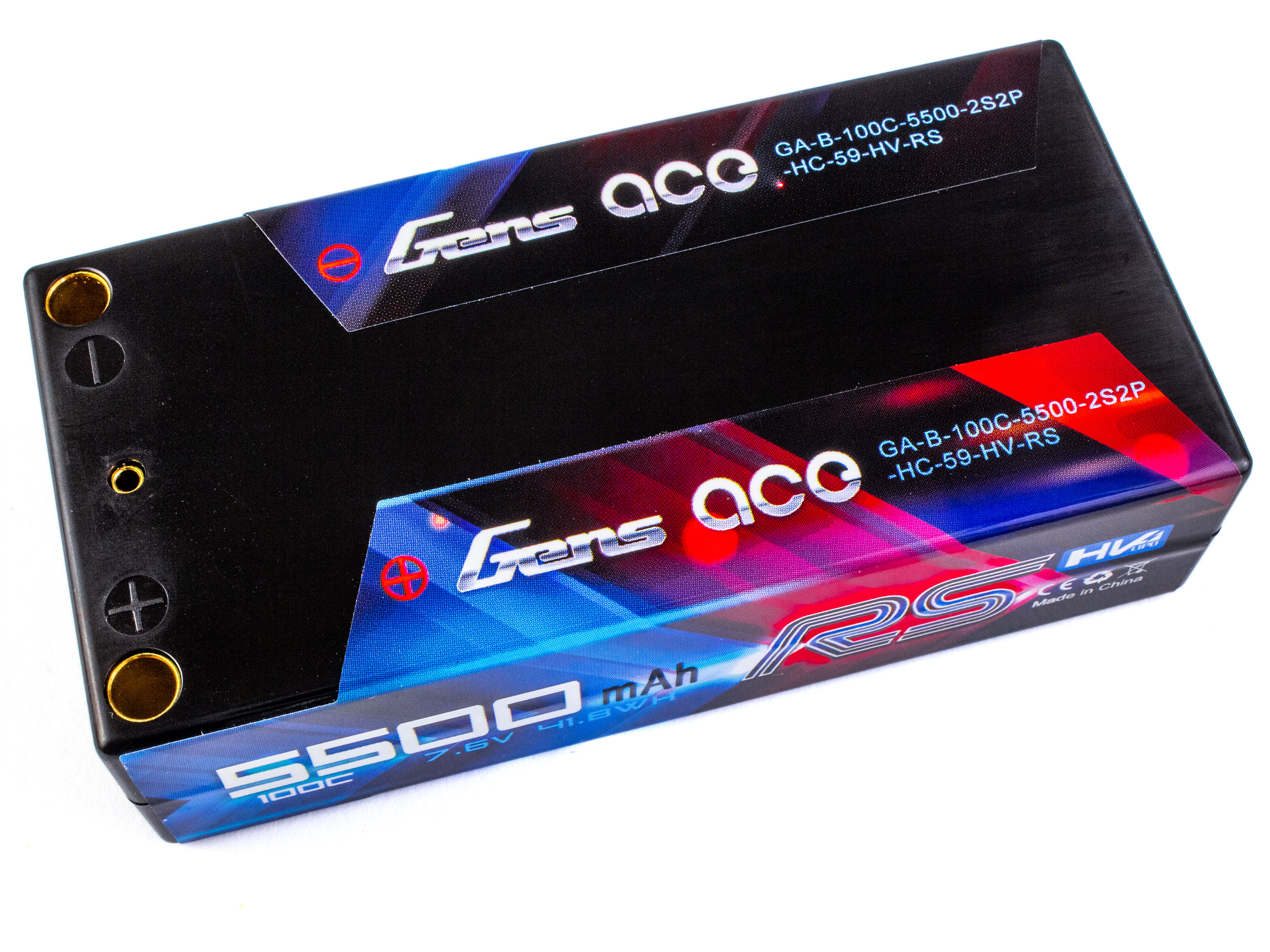 Акумулятор Gens Ace 5500mAh 2S 100C SHORTY (LiHV) (світлина #1)