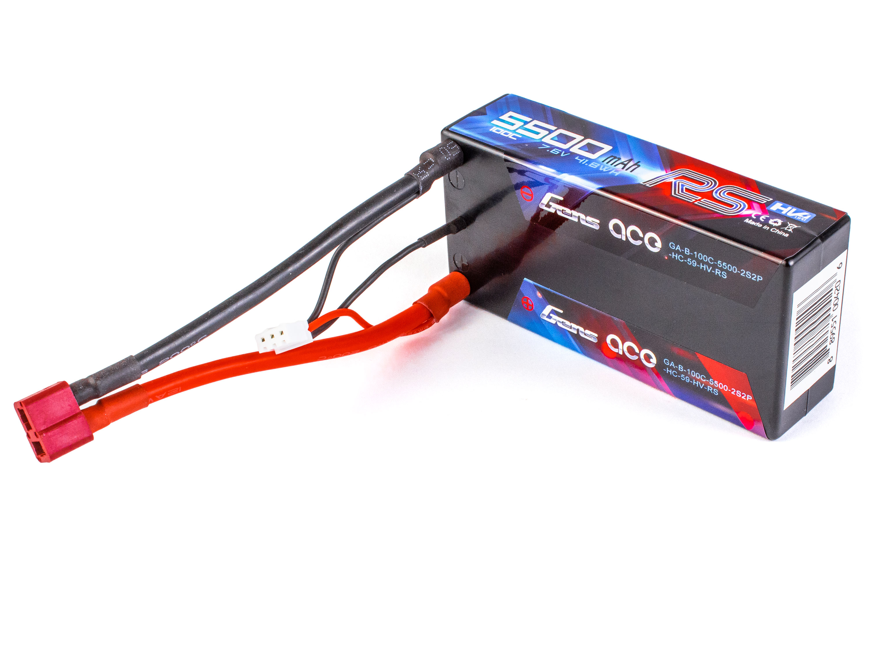 Акумулятор Gens Ace 5500mAh 2S 100C SHORTY (LiHV) (світлина #3)