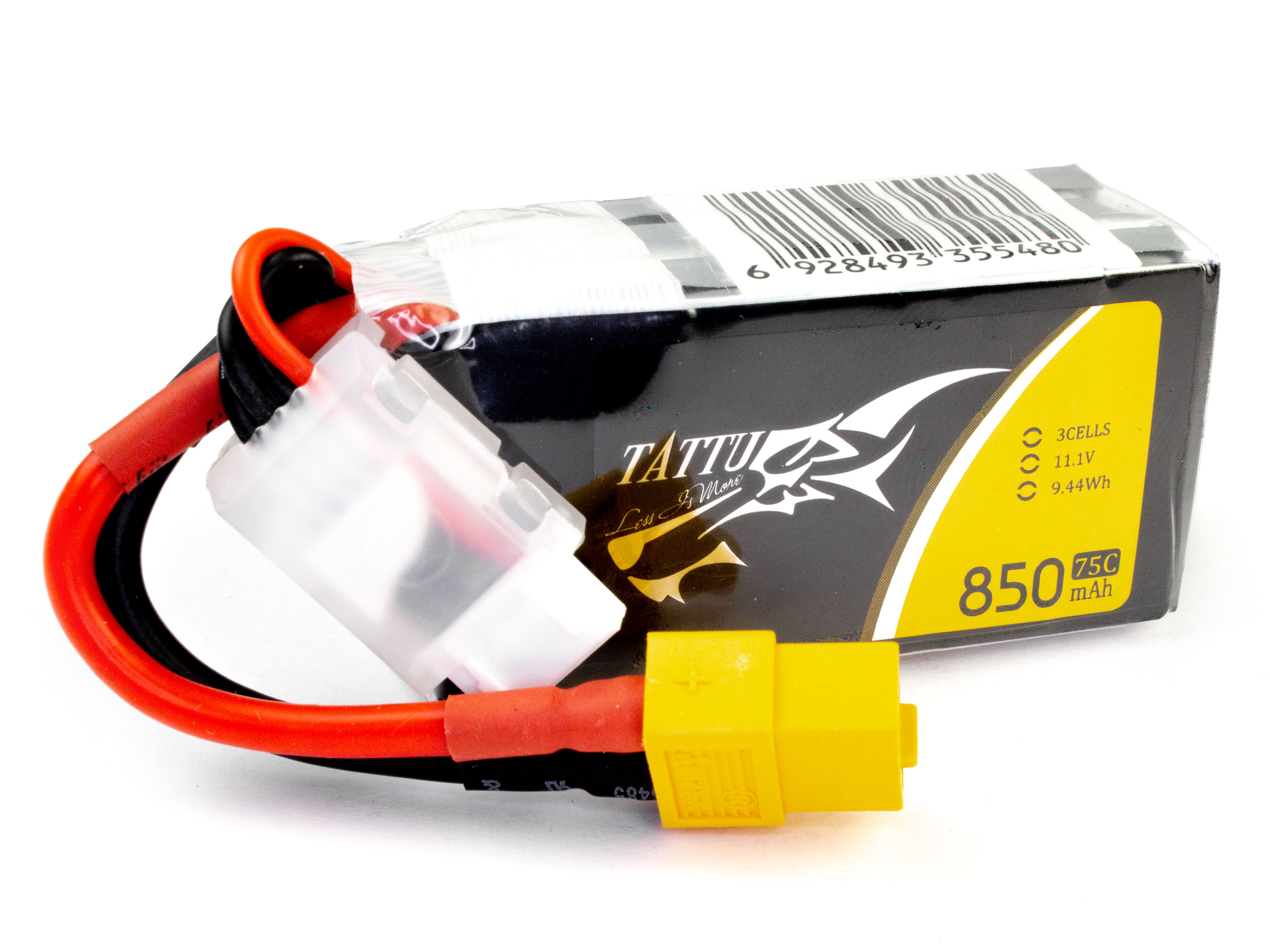 Акумулятор Gens Ace TATTU 850mAh 3S 75C (XT60) (світлина #1)