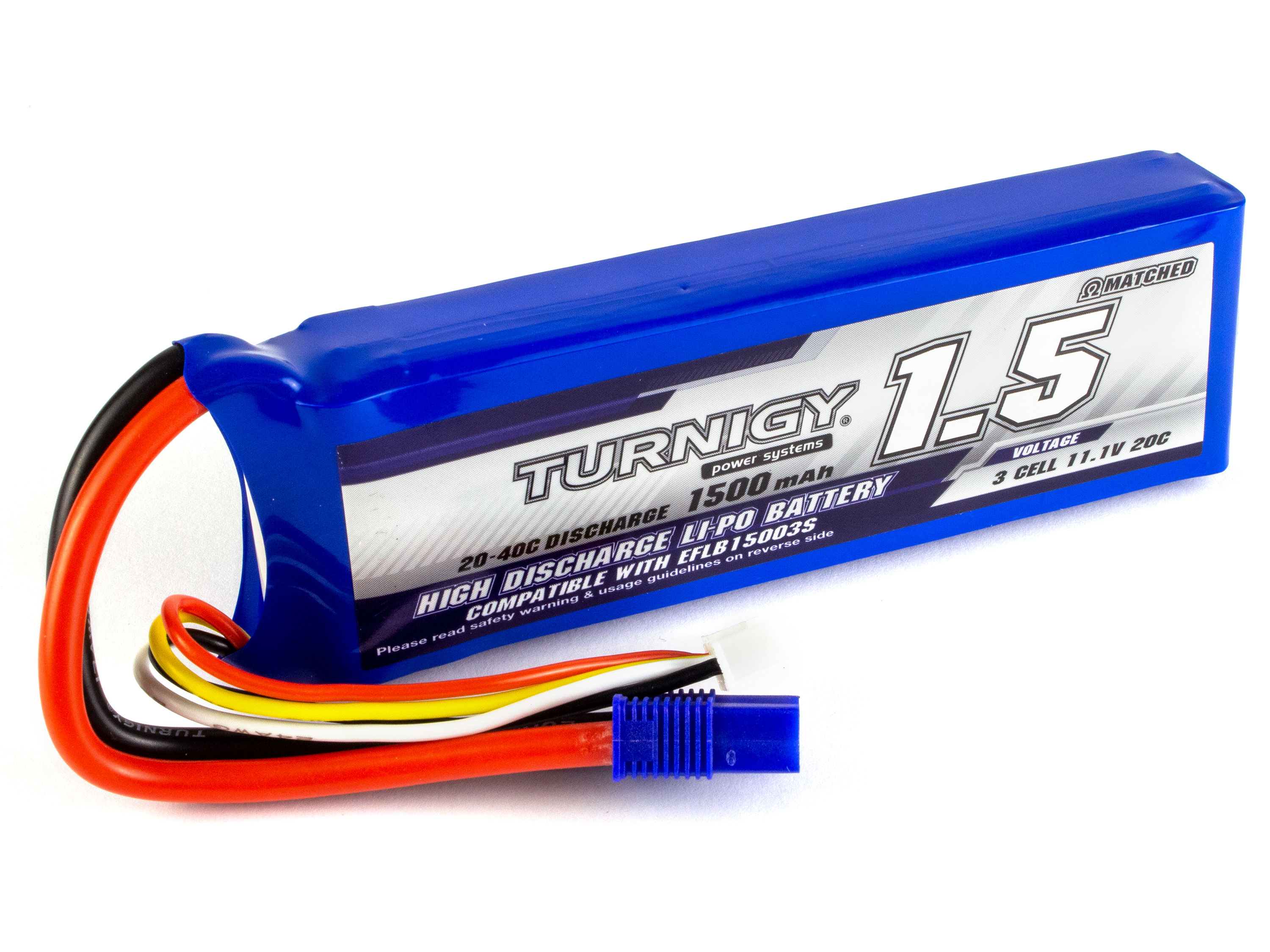 Акумулятор Turnigy 1500mAh 3S 20C (EC3) (світлина #1)