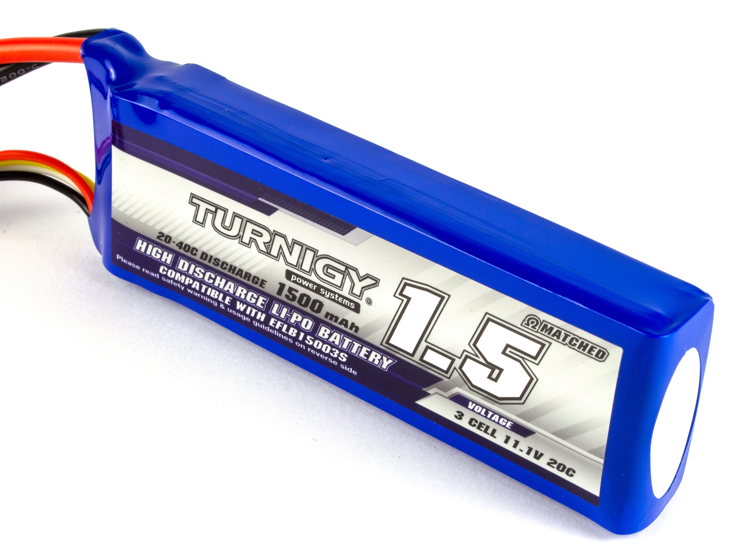 Акумулятор Turnigy 1500mAh 3S 20C (EC3) (світлина #2)