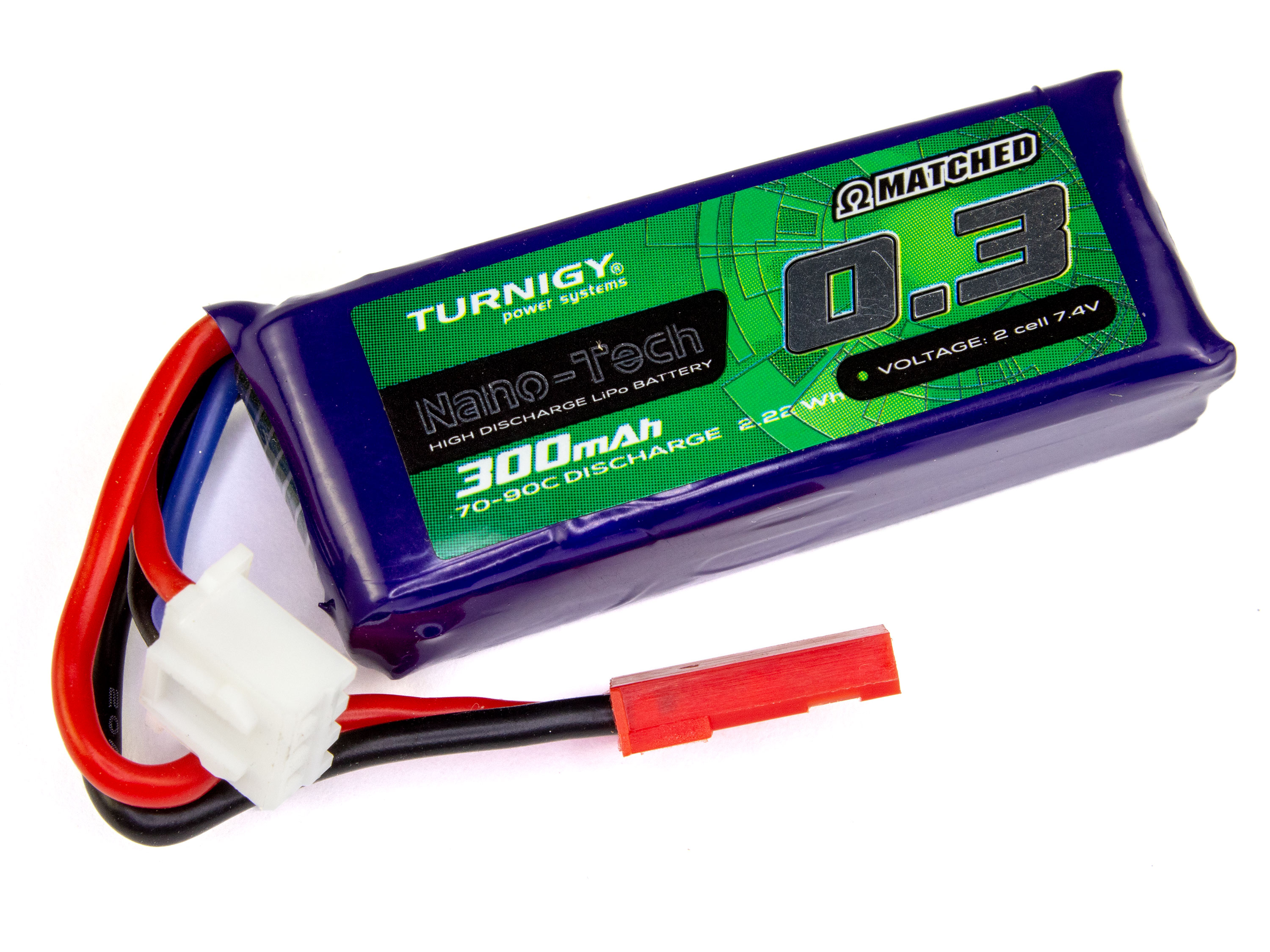 Акумулятор Turnigy nano-tech 300mAh 2S 70C (світлина #1)