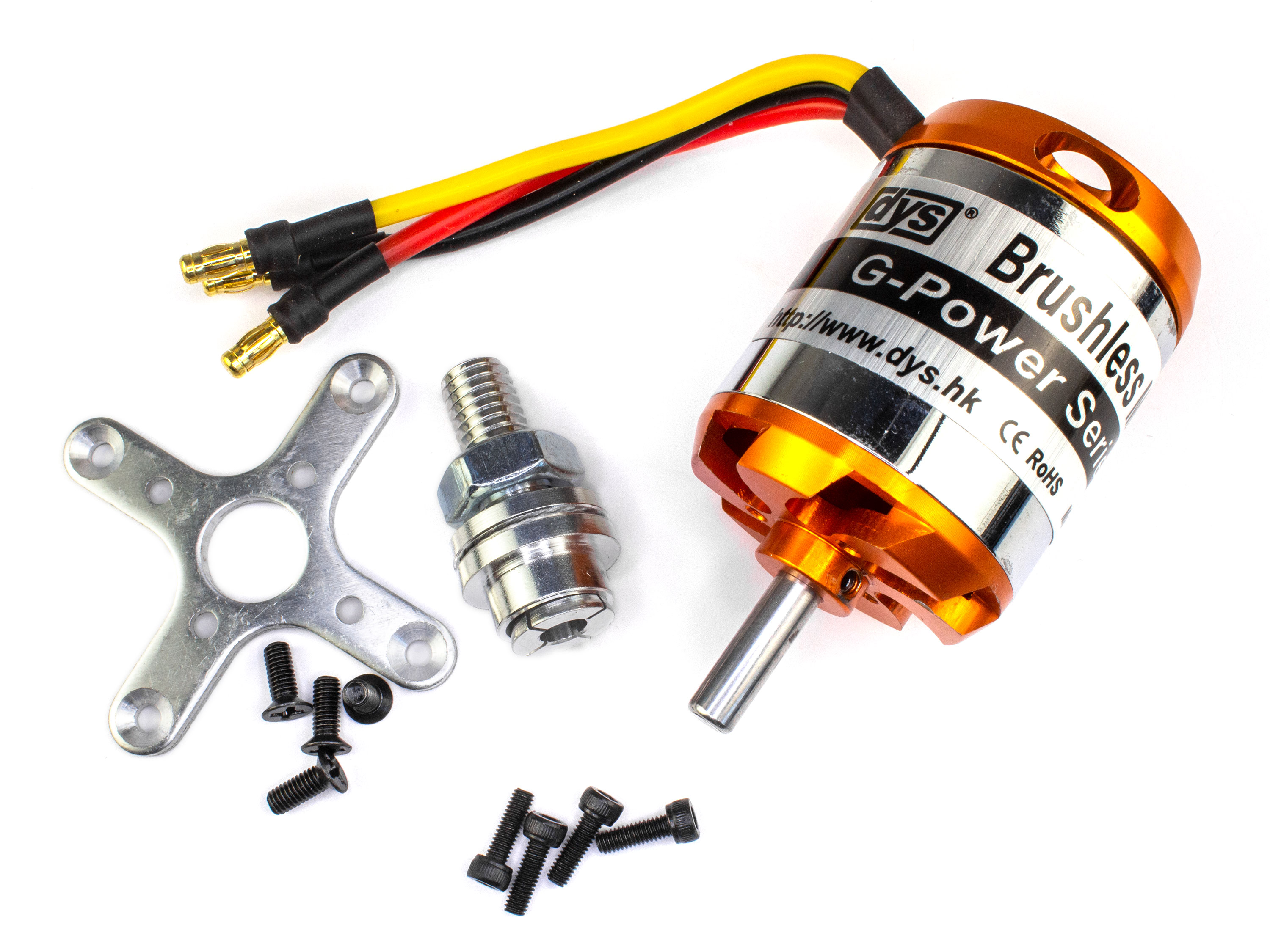 Двигун безколекторний DYS D3548/4 1100kv (світлина #5)