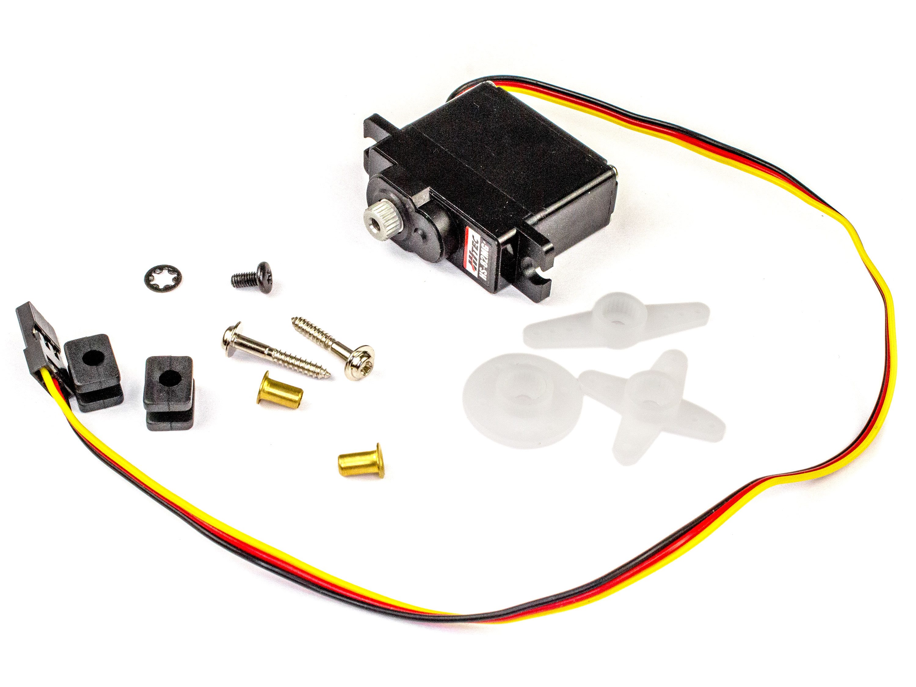 Сервомеханізм аналоговий Hitec HS-82MG 18.7g/2.81kg/0.12sec (4.8В) (світлина #2)