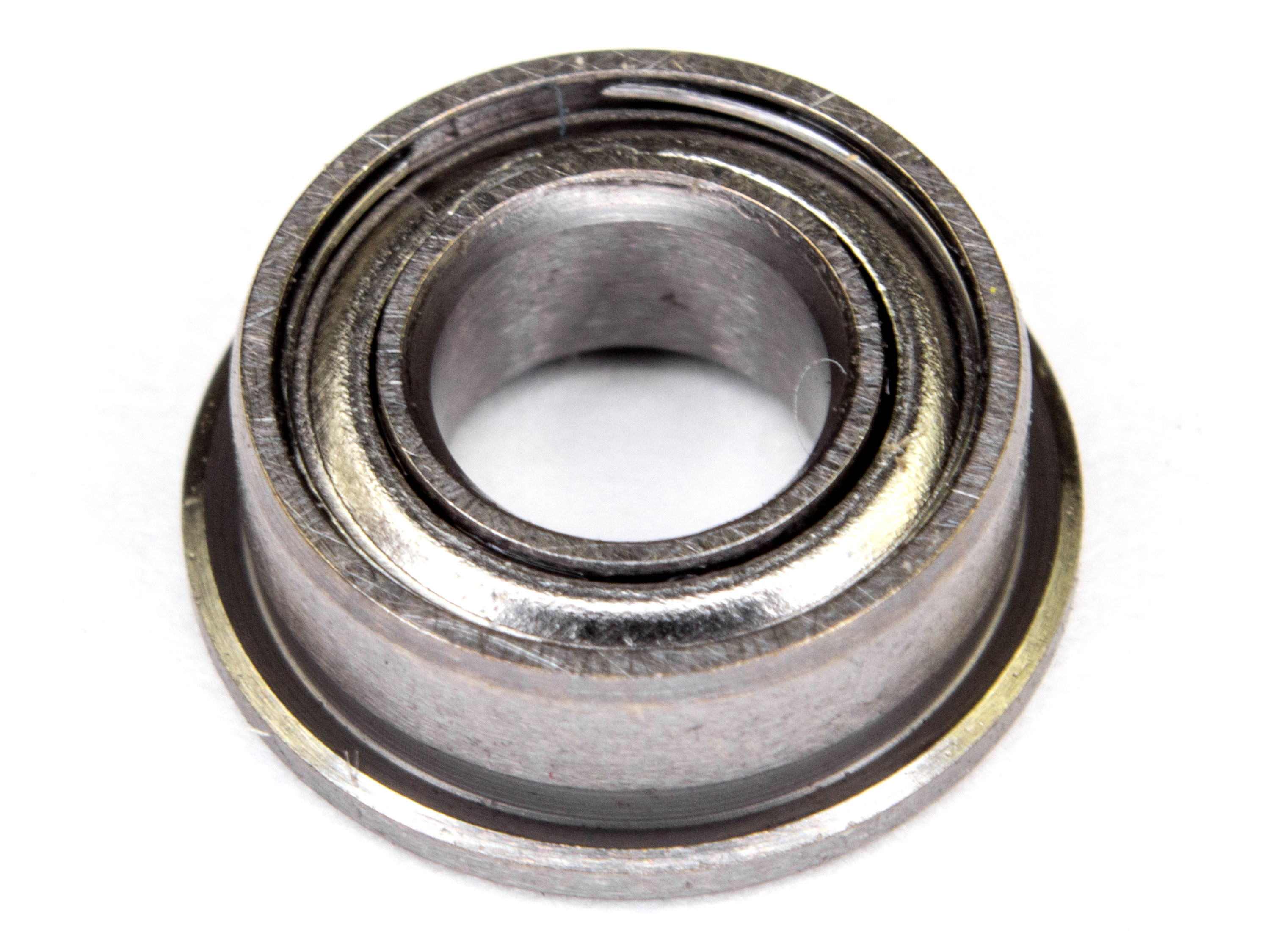 Підшипник металевий з фланцем 4х8х3мм (світлина #1)