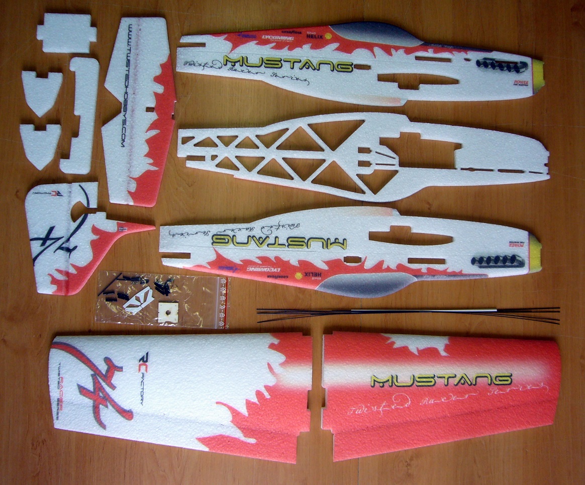 Авіамодель Mustang (Red) (світлина #3)