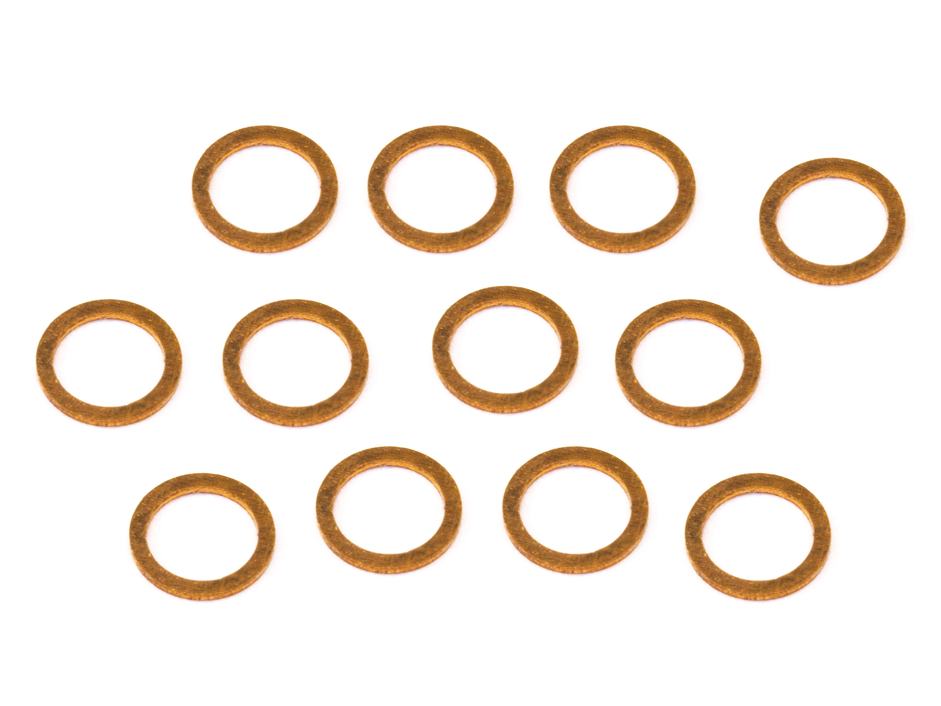 Шайба бронзова Koford на вісь 2.37мм заднього моста трасових автомоделей М296 (12шт) (світлина #1)