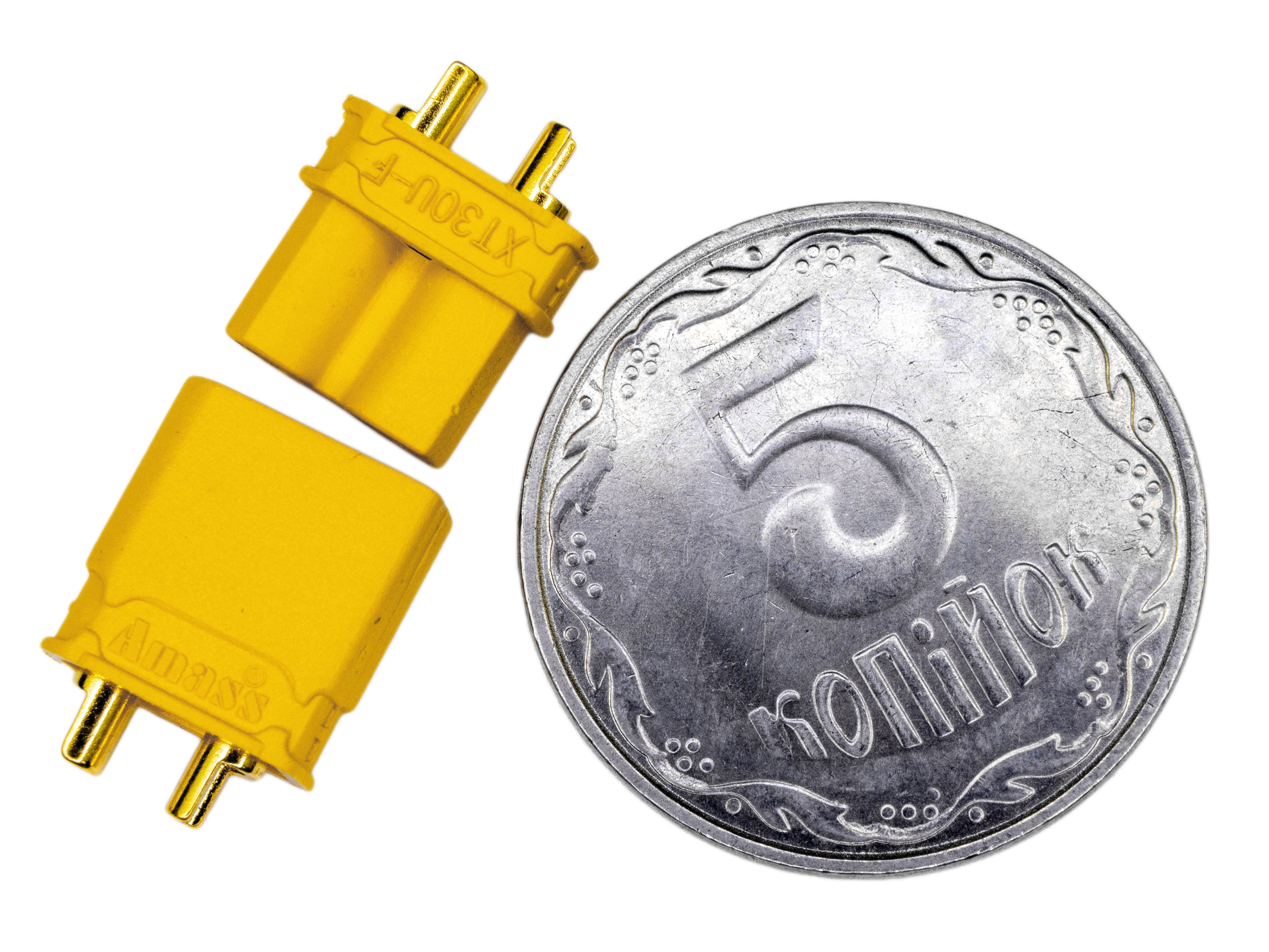 Роз’єм нейлоновий Amass XT30U (пара) (світлина #4)