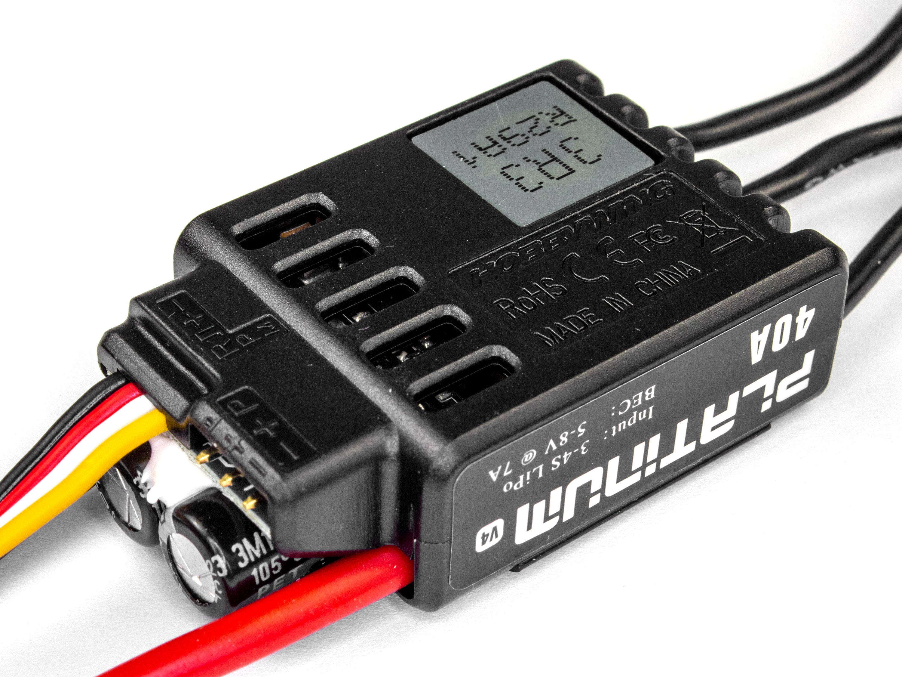 Регулятор безколекторний Hobbywing Platinum 40A V4 (світлина #3)