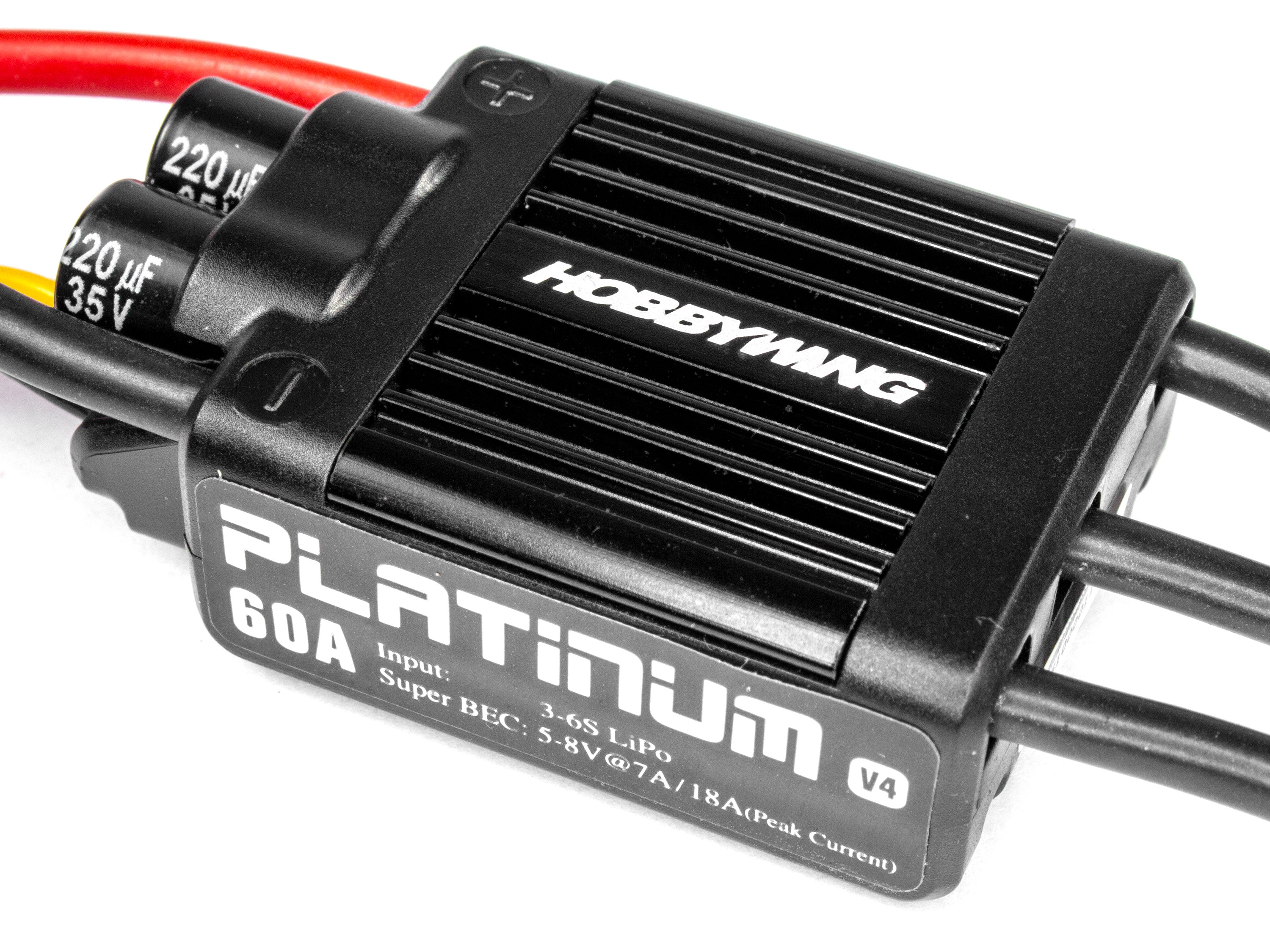 Регулятор безколекторний Hobbywing Platinum 60A V4 (світлина #2)