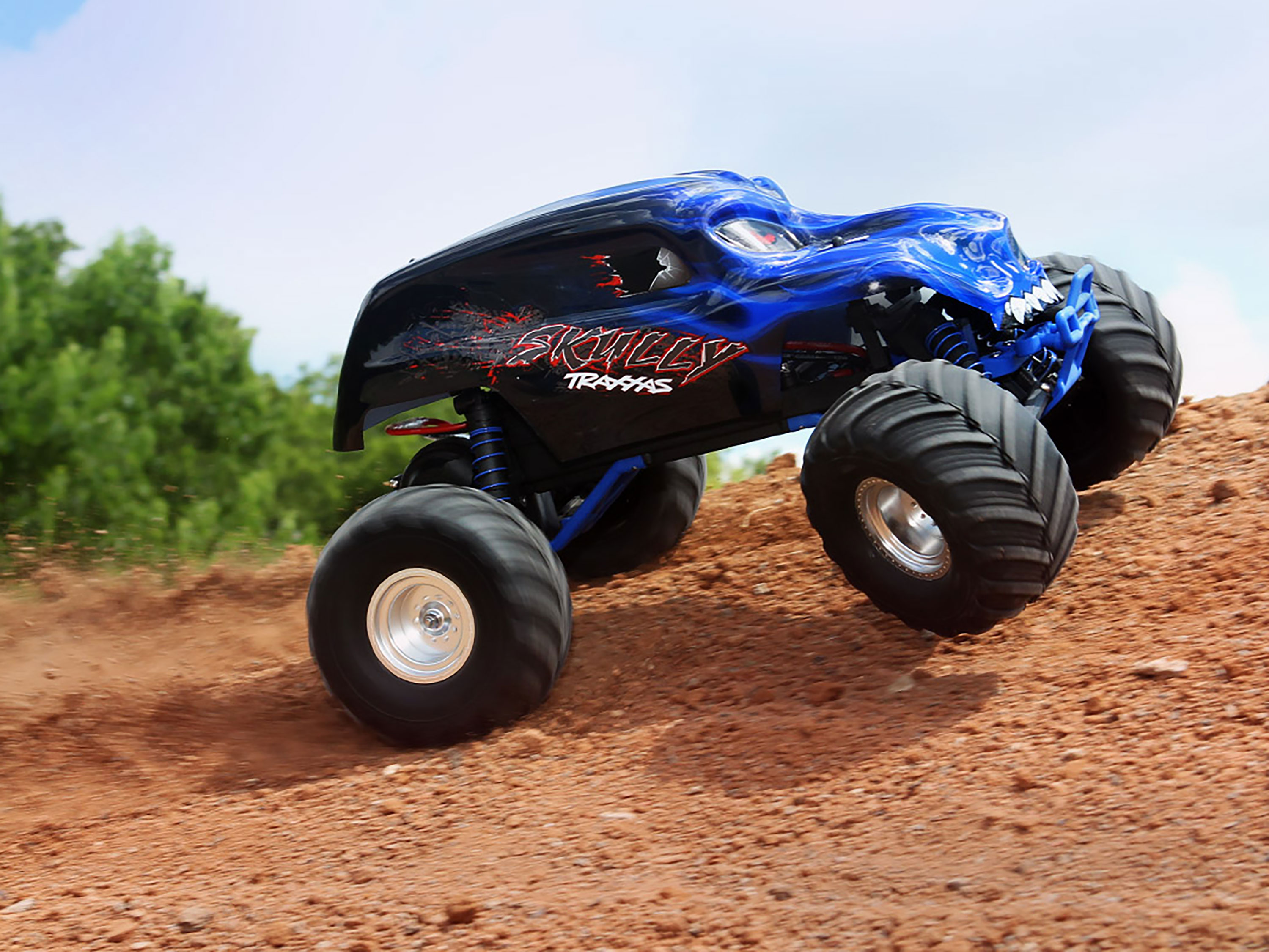 Автомодель монстр 1/10 Traxxas Skully RTR (світлина #6)